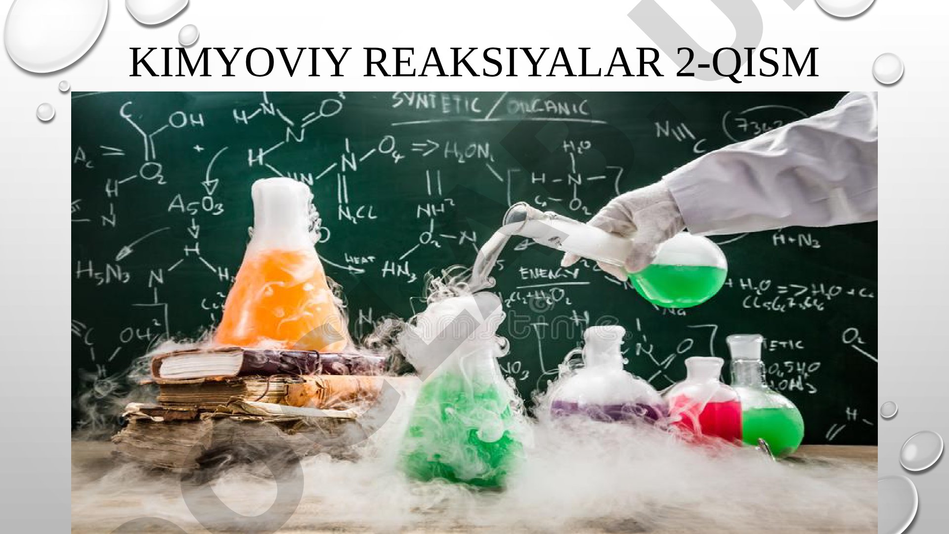 Kimyoviy reaksiyalar 2-qism