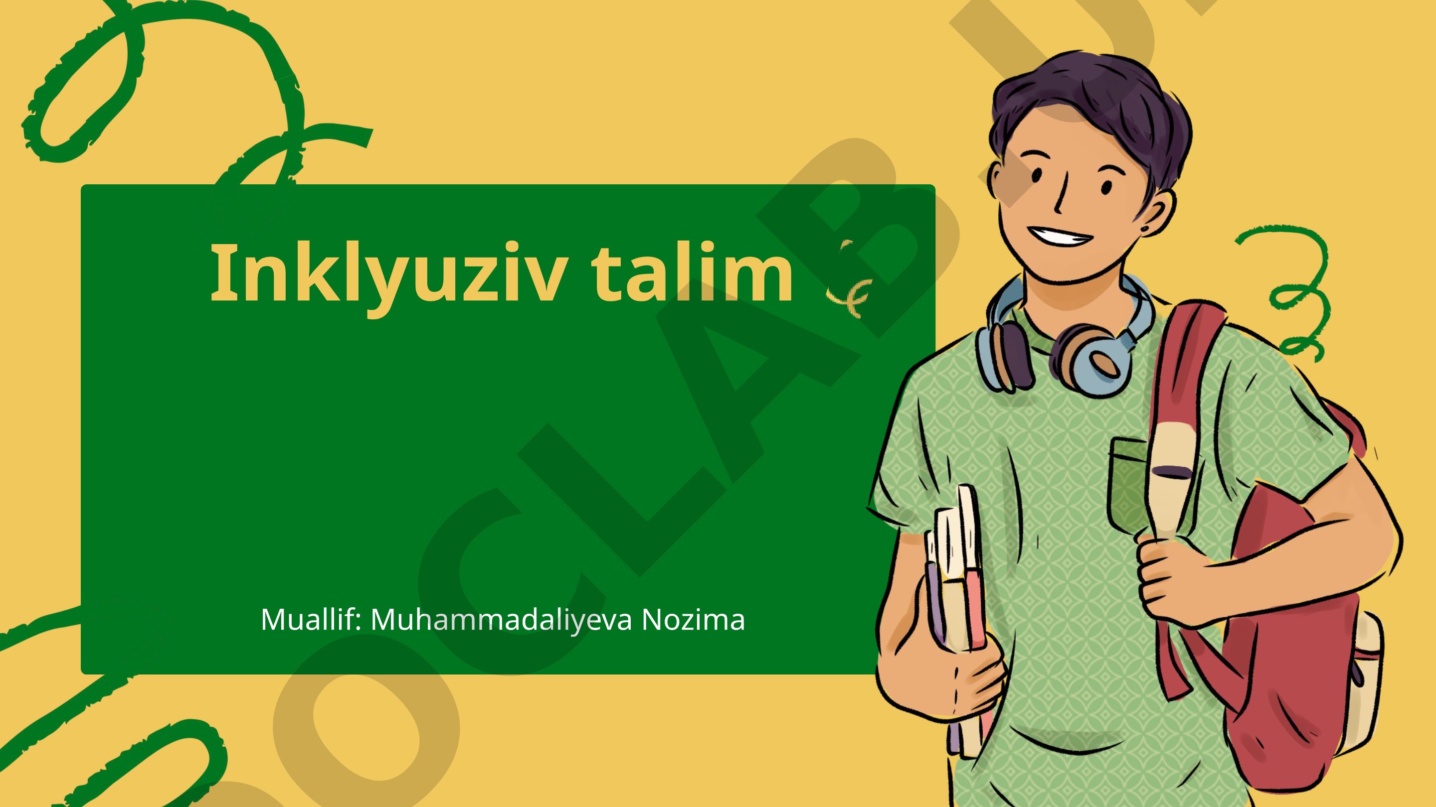 Inklyuziv ta'lim