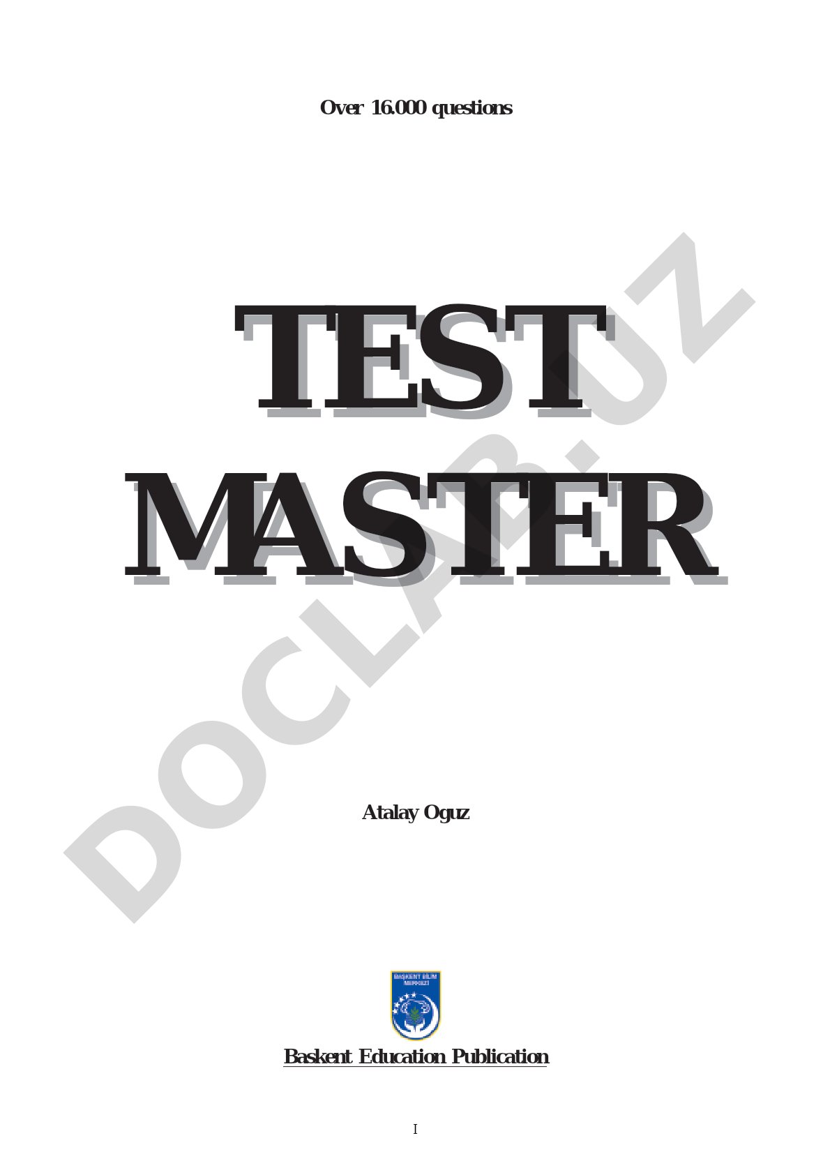Test Master Grammar Book 1 (9246 questions)