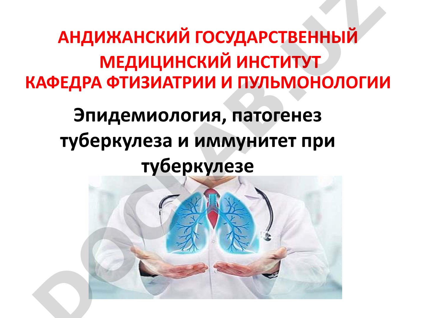 Эпидемиология, патогенез туберкулеза и иммунитет при туберкулезе