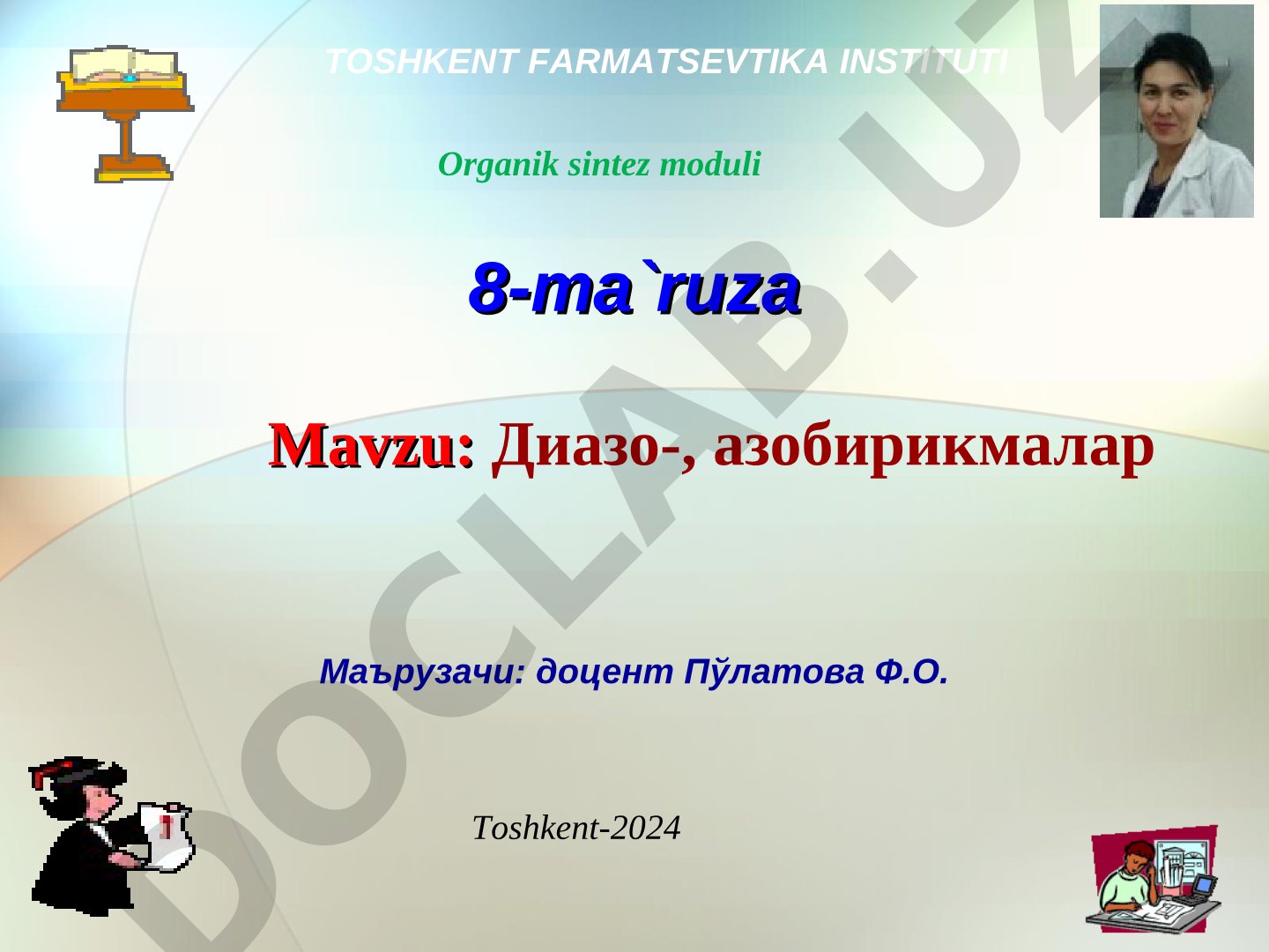 Diazo va azo birikmalar, olinishi, kimyoviy xossalari, azobo'yoqlar haqida