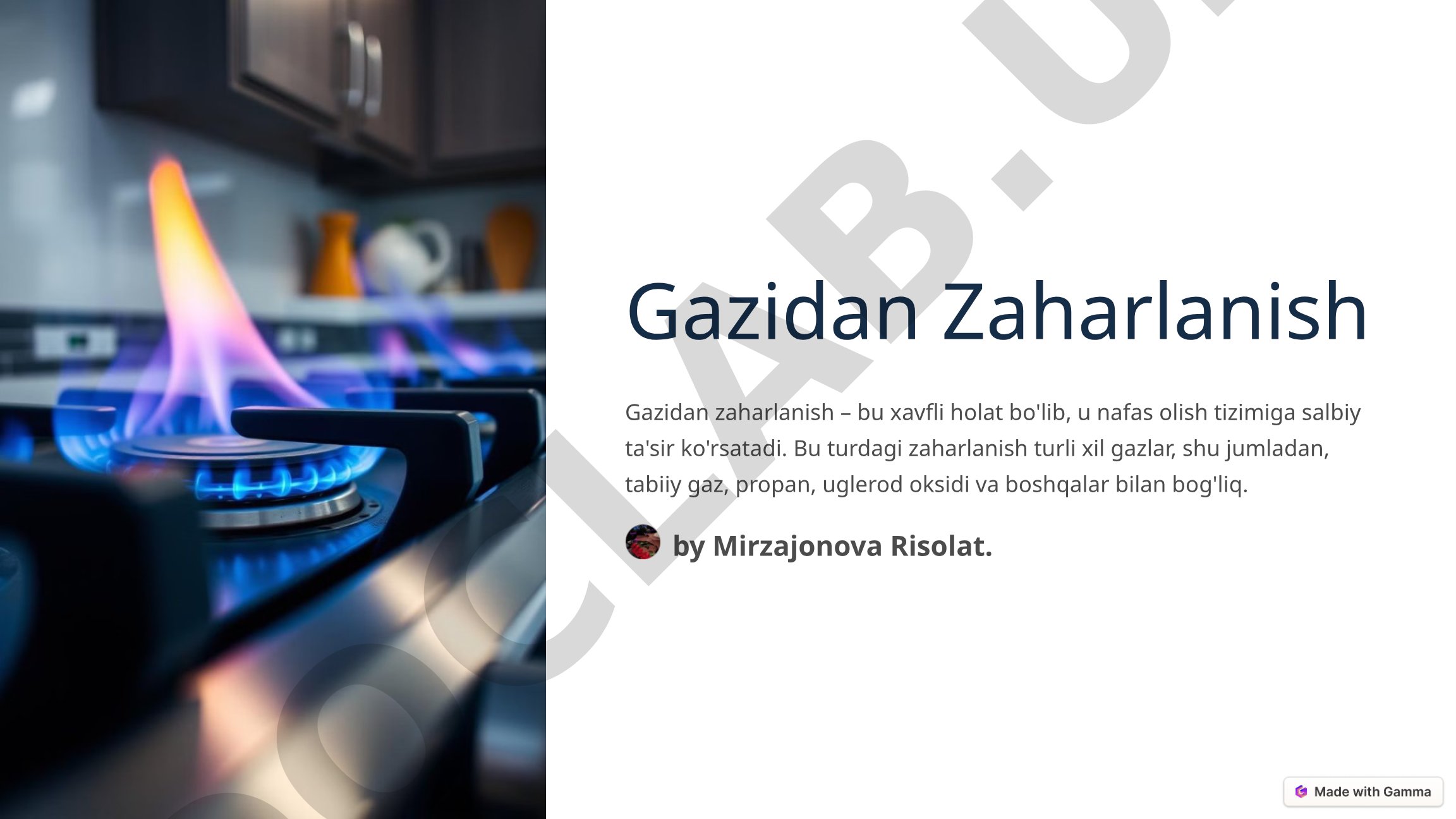 Gazidan Zaharlanish