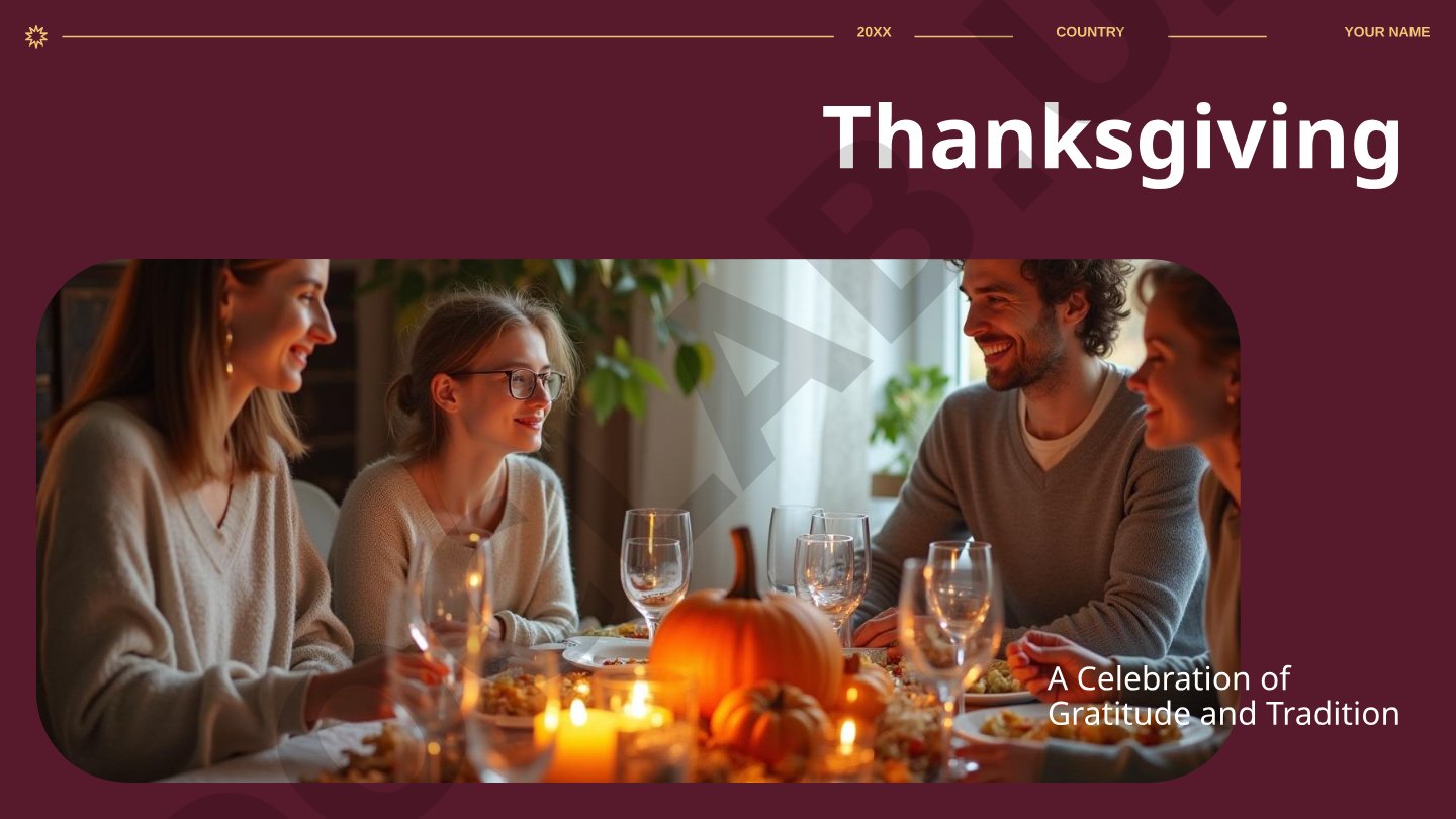Thanksgiving A Celebration of Gratitude and Tradition