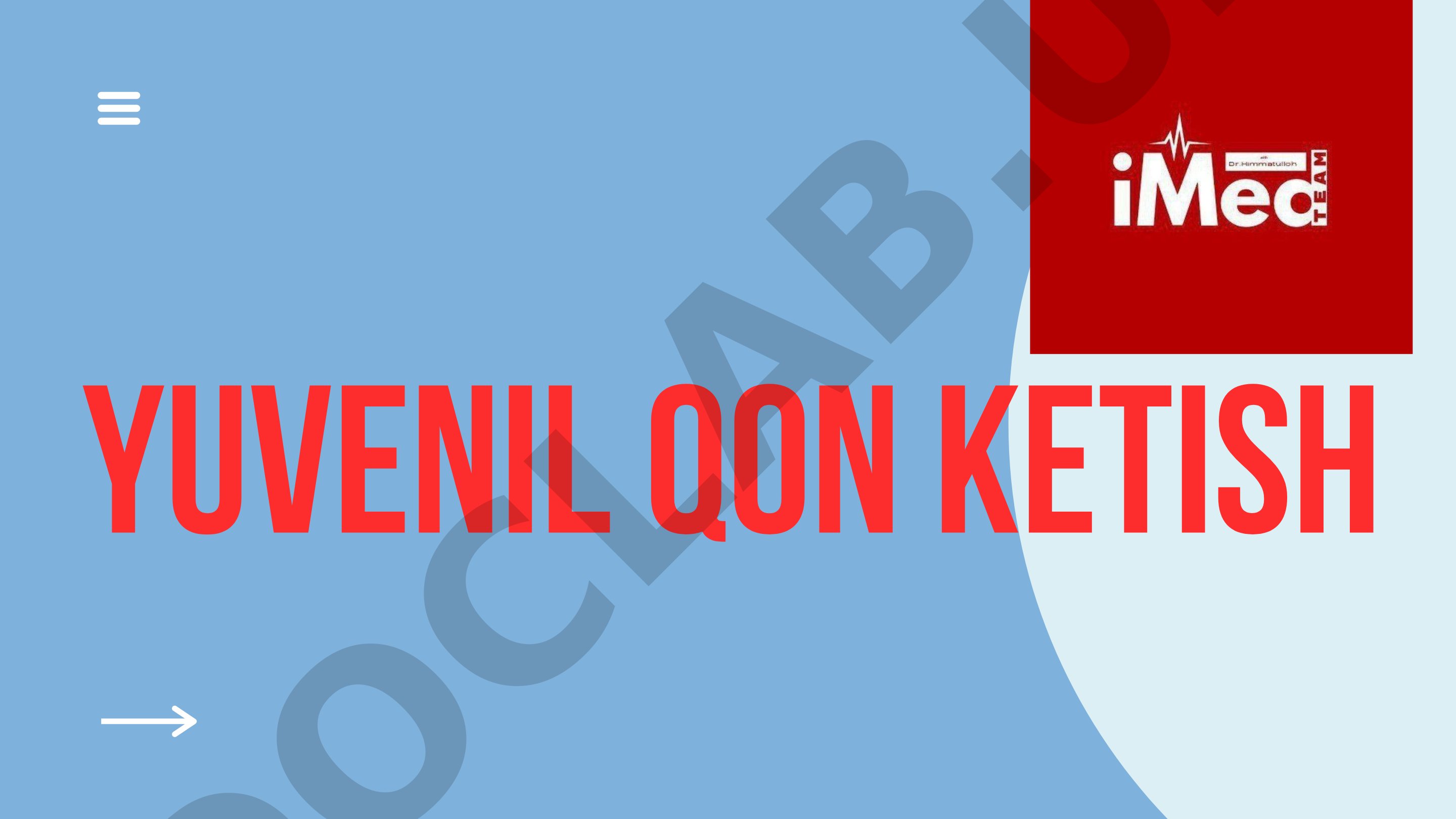 Voyaga etmagan bachadondan qon ketishi