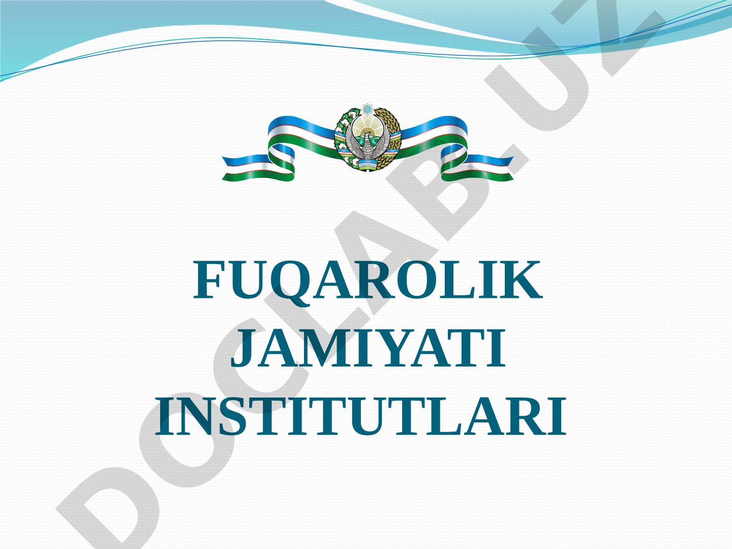 Fuqarolik jamiyati institutlari, jamoat birlashmalari, siyosiy partiyalar va qonunlar