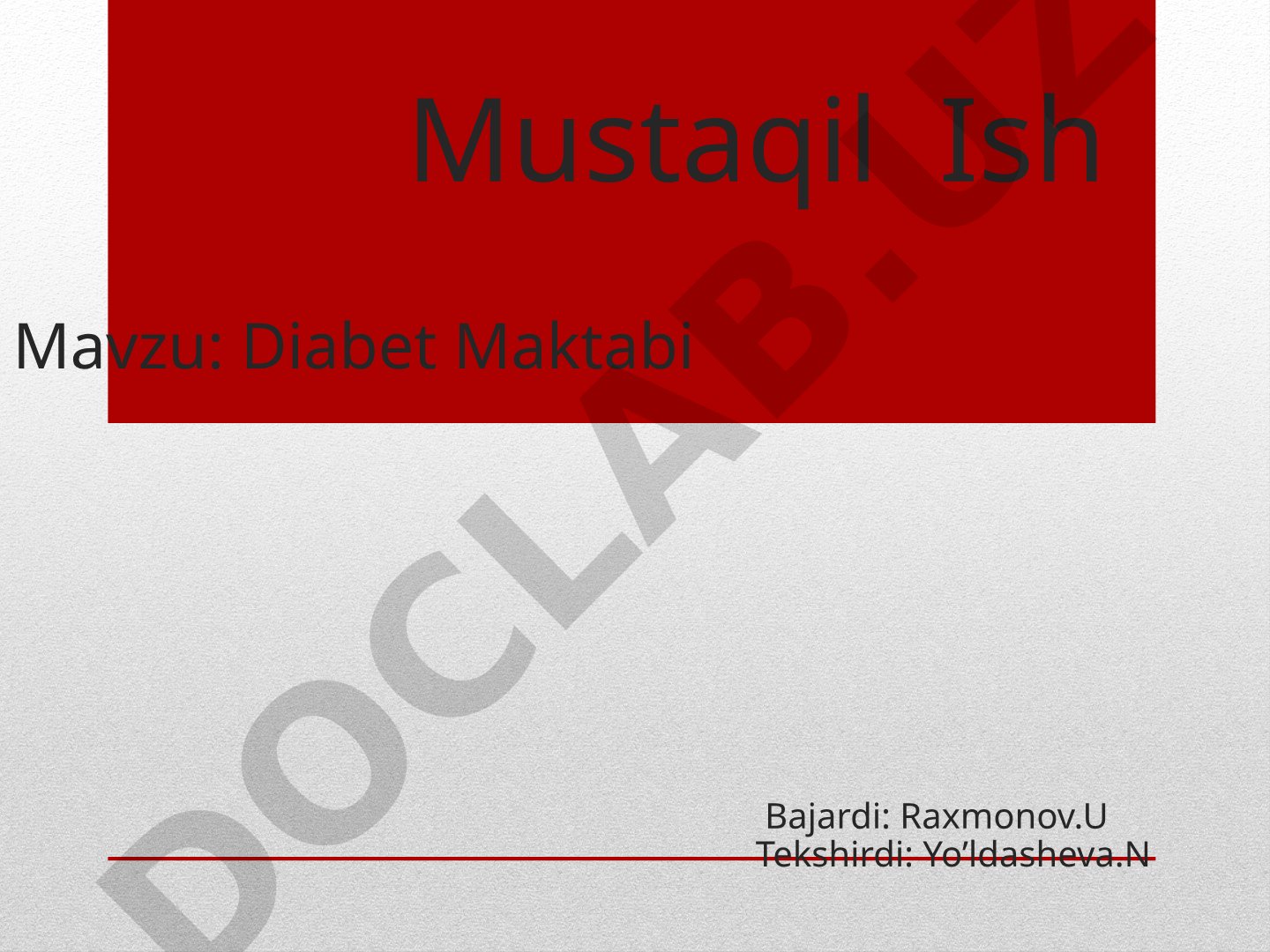 Diabet Maktabi