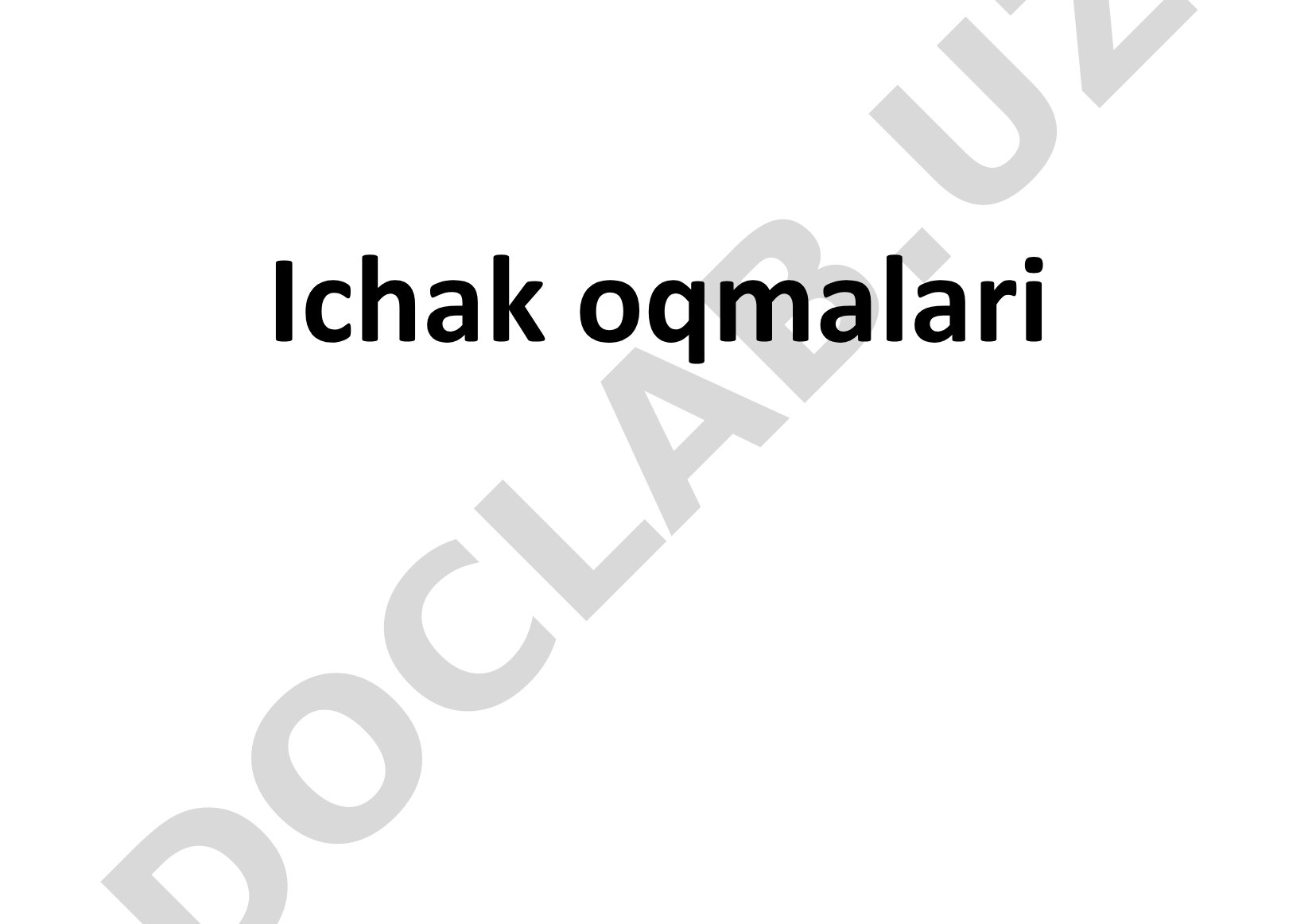 Ichak oqmalari