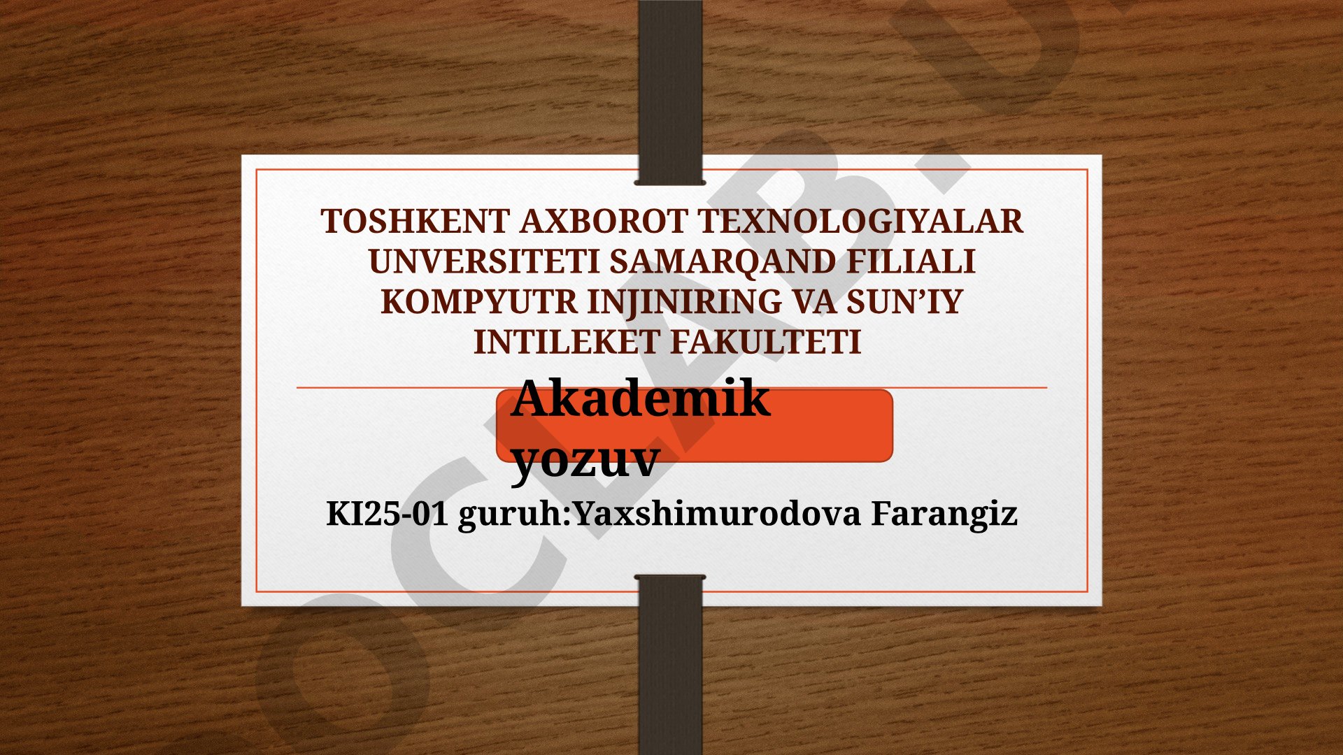 Soft skills – samarali yozma kommunikatsiya. Fikrni shakllantirish