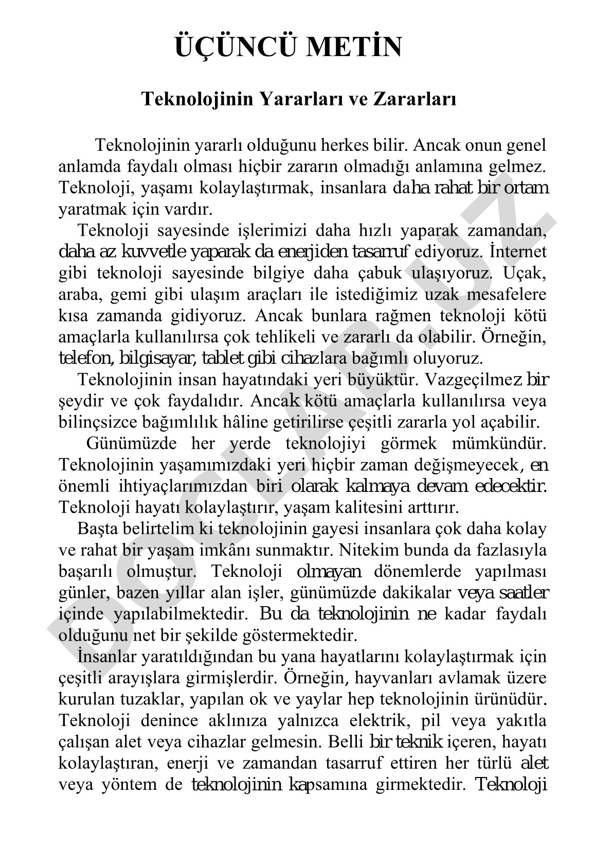 Teknolojinin Yararları ve Zararları