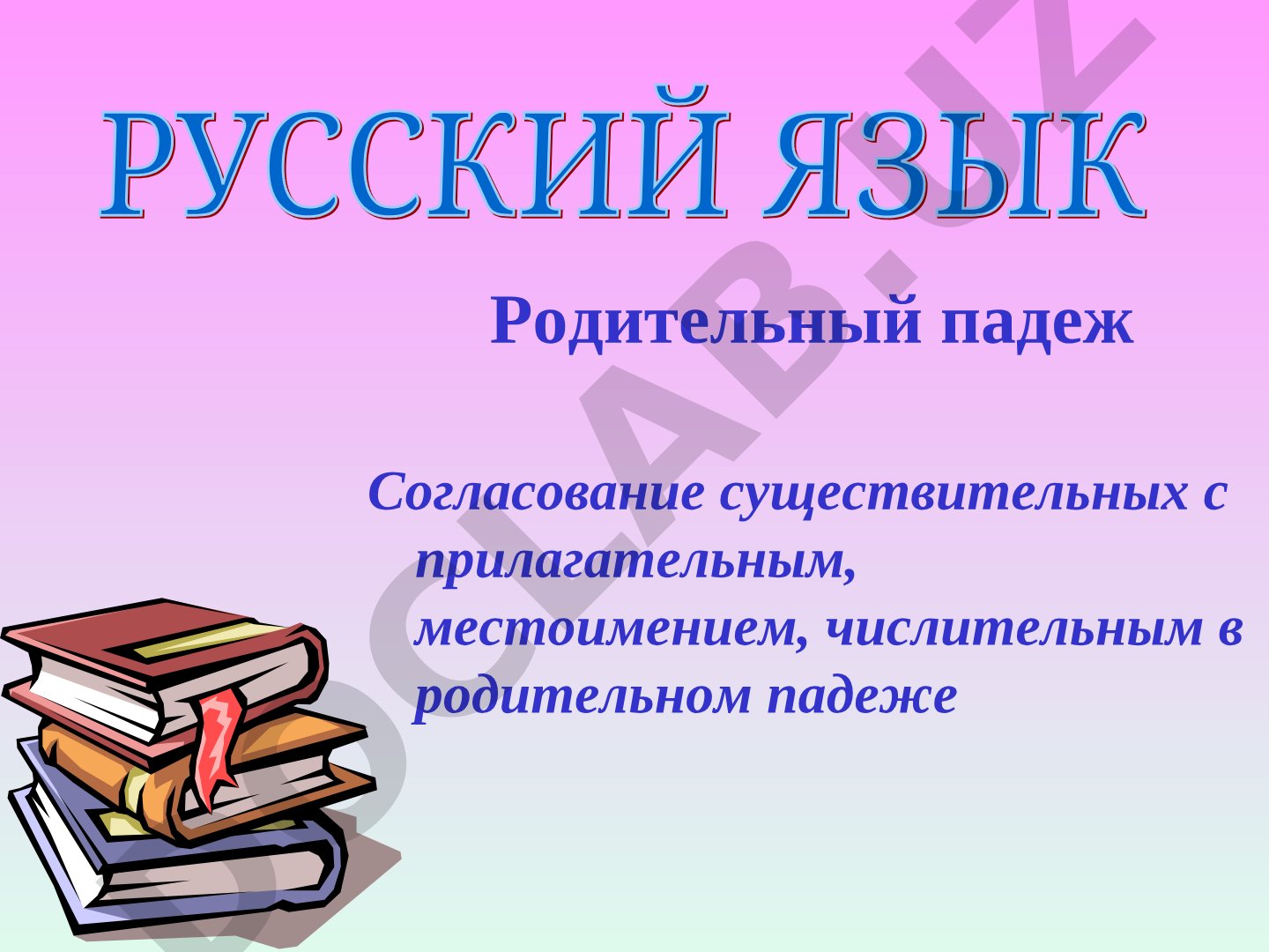 Родительный падеж: склонение и согласование существительных