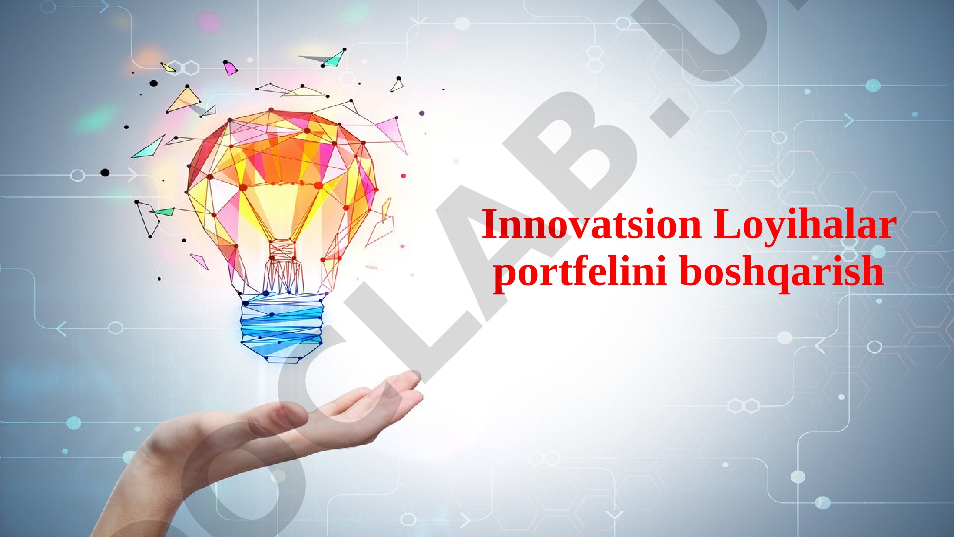 Innovatsion loyihalar portfelini boshqarish