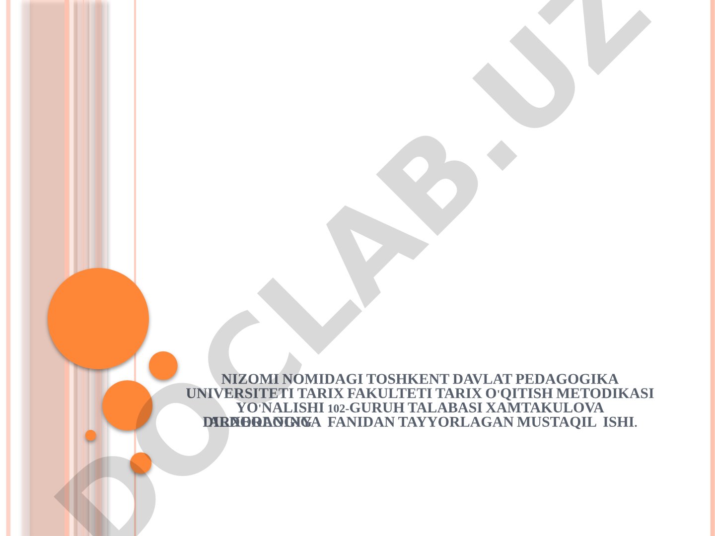 oyhonim yodgorligi va uning o`rganilish tarixi