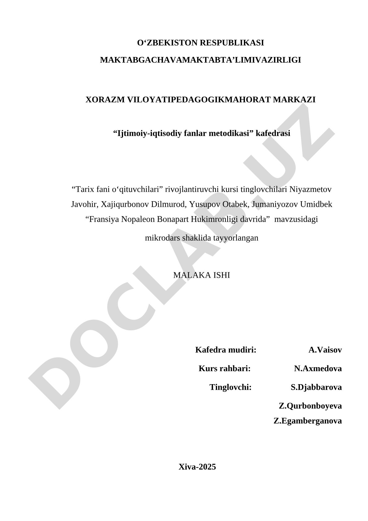 Fransiya Nopaleon Bonapart hukimronligi davrida