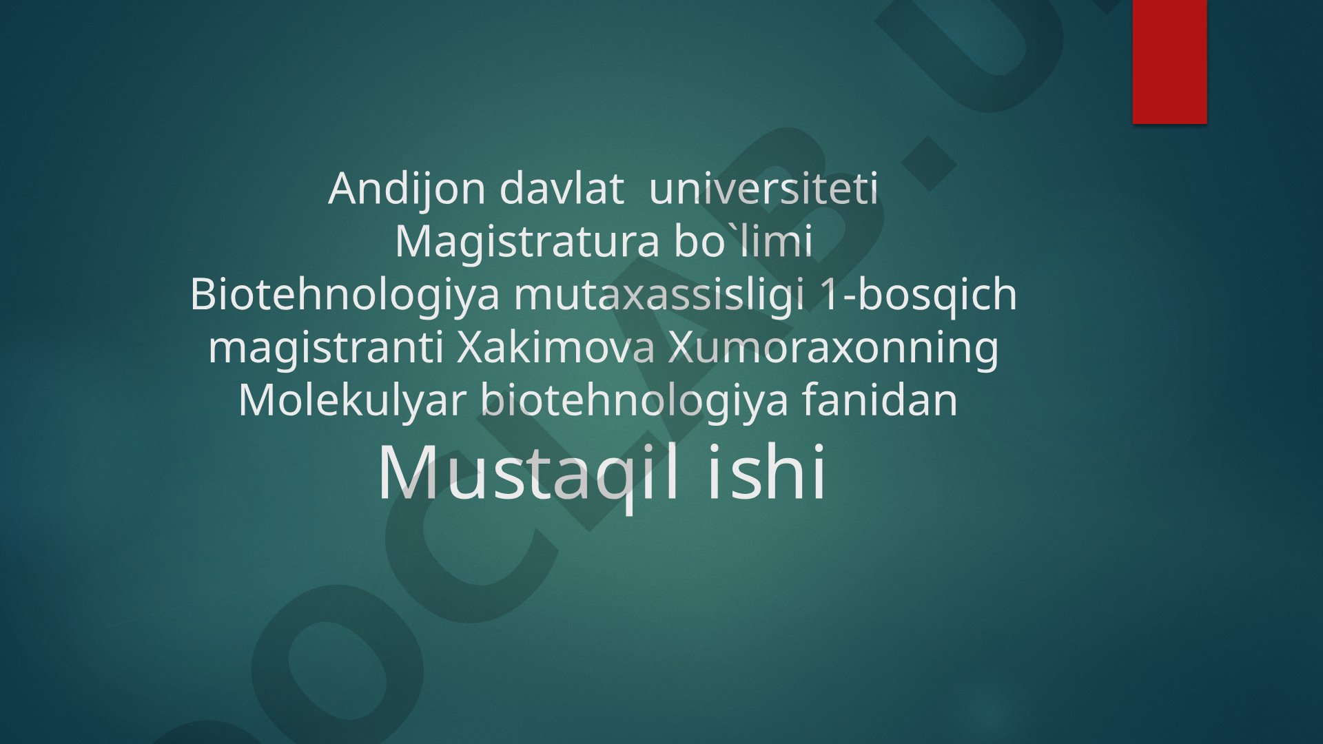 DNK va RNK kimyoviy sintezining tarixi, usullari va istiqbollari
