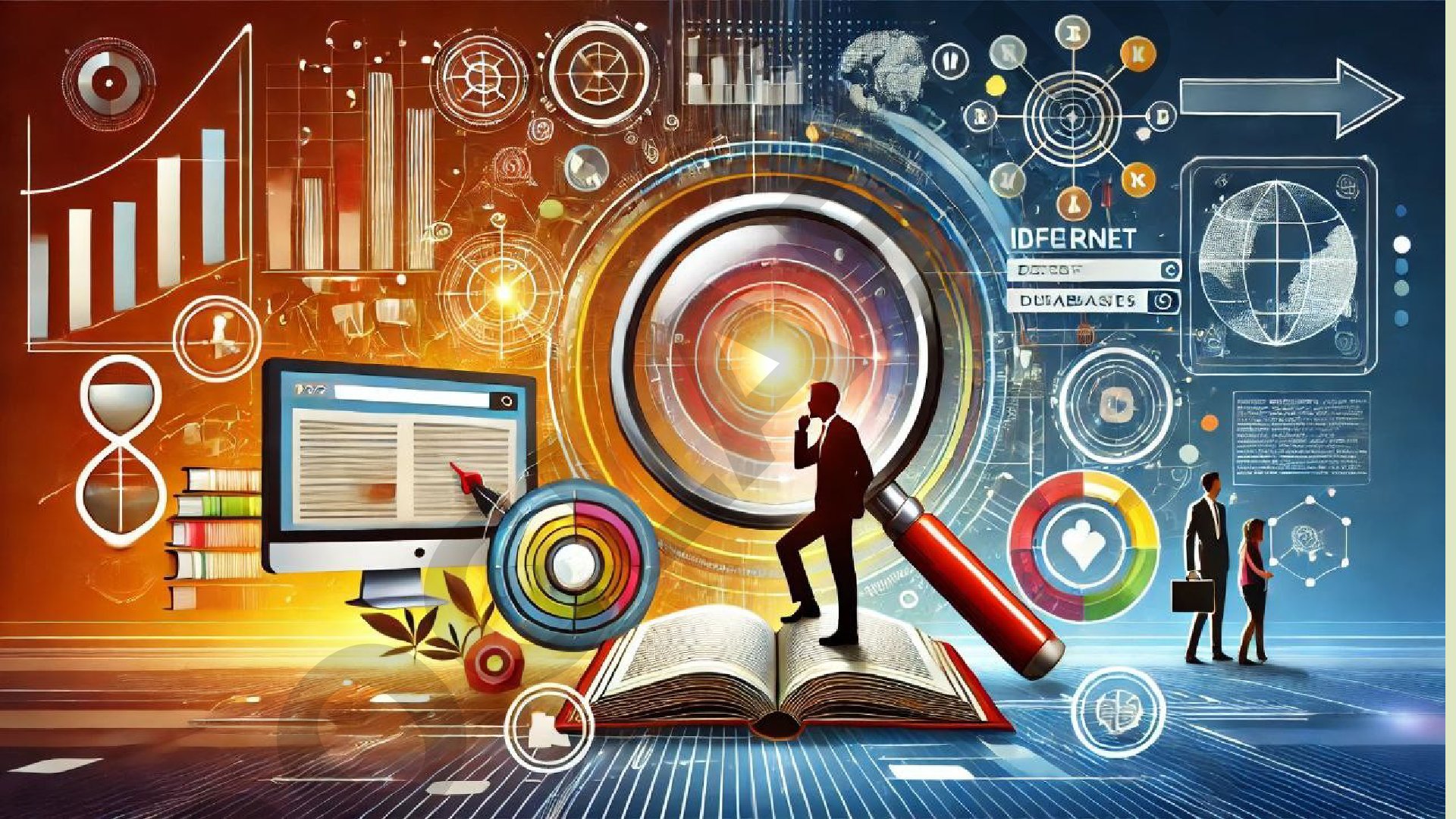 Finding information using reference material and searching the Internet efficiently