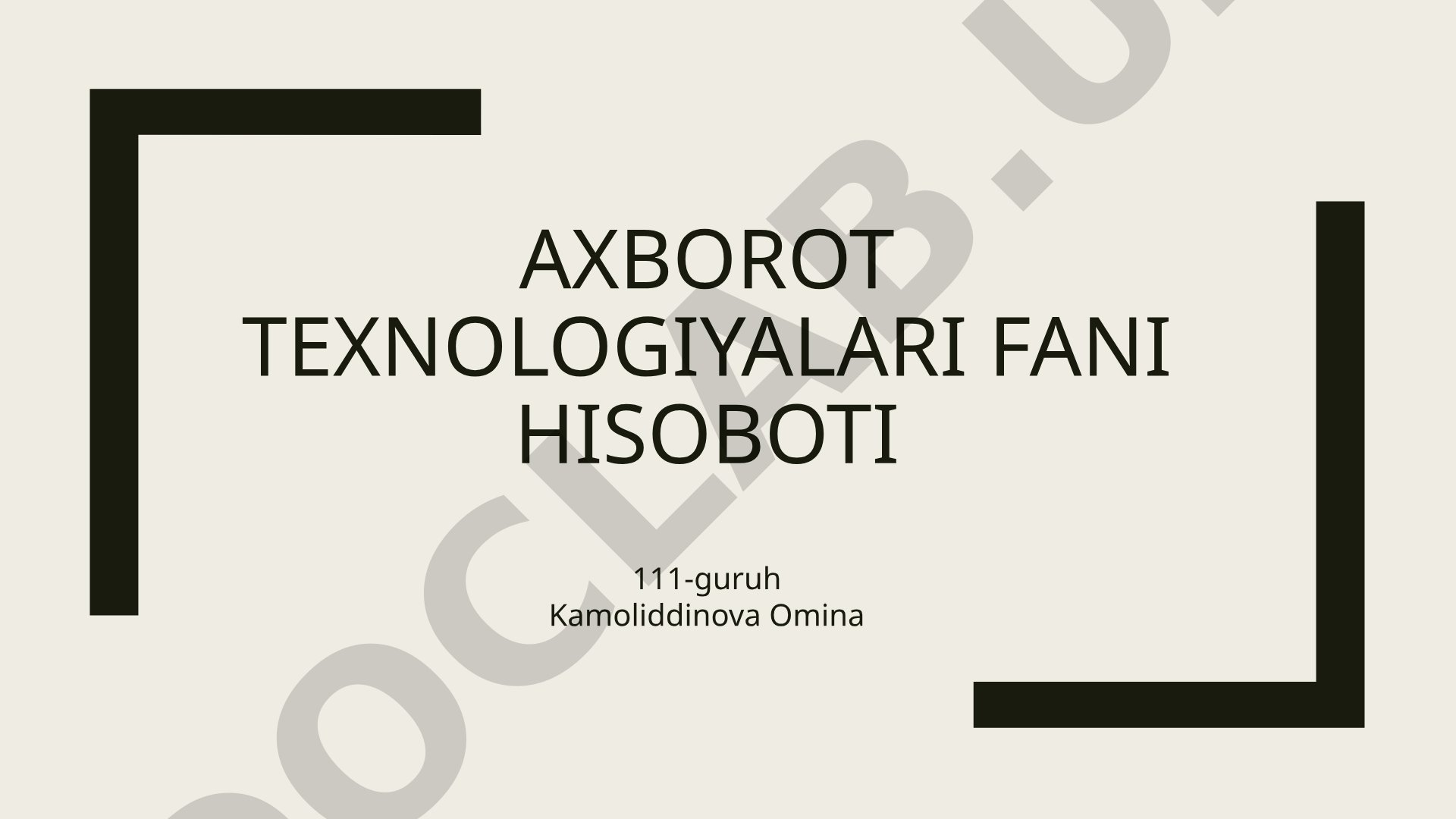 Tezkor klaviatura tugmalari va Microsoft Word dasturi haqida ma'lumot