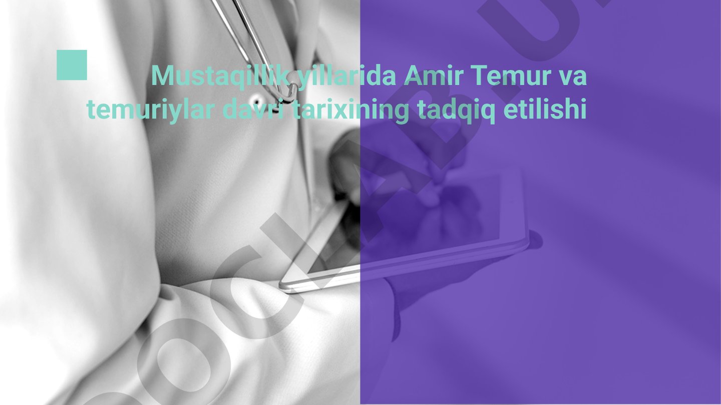 Mustaqillik yillarida Amir Temur va temuriylar davri tarixining tadqiq etilishi