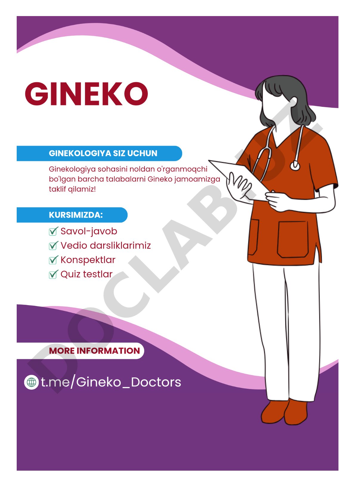 Ginekologiya - ayollar jinsiy a'zolarining anatomik va fiziologik xususiyatlari
