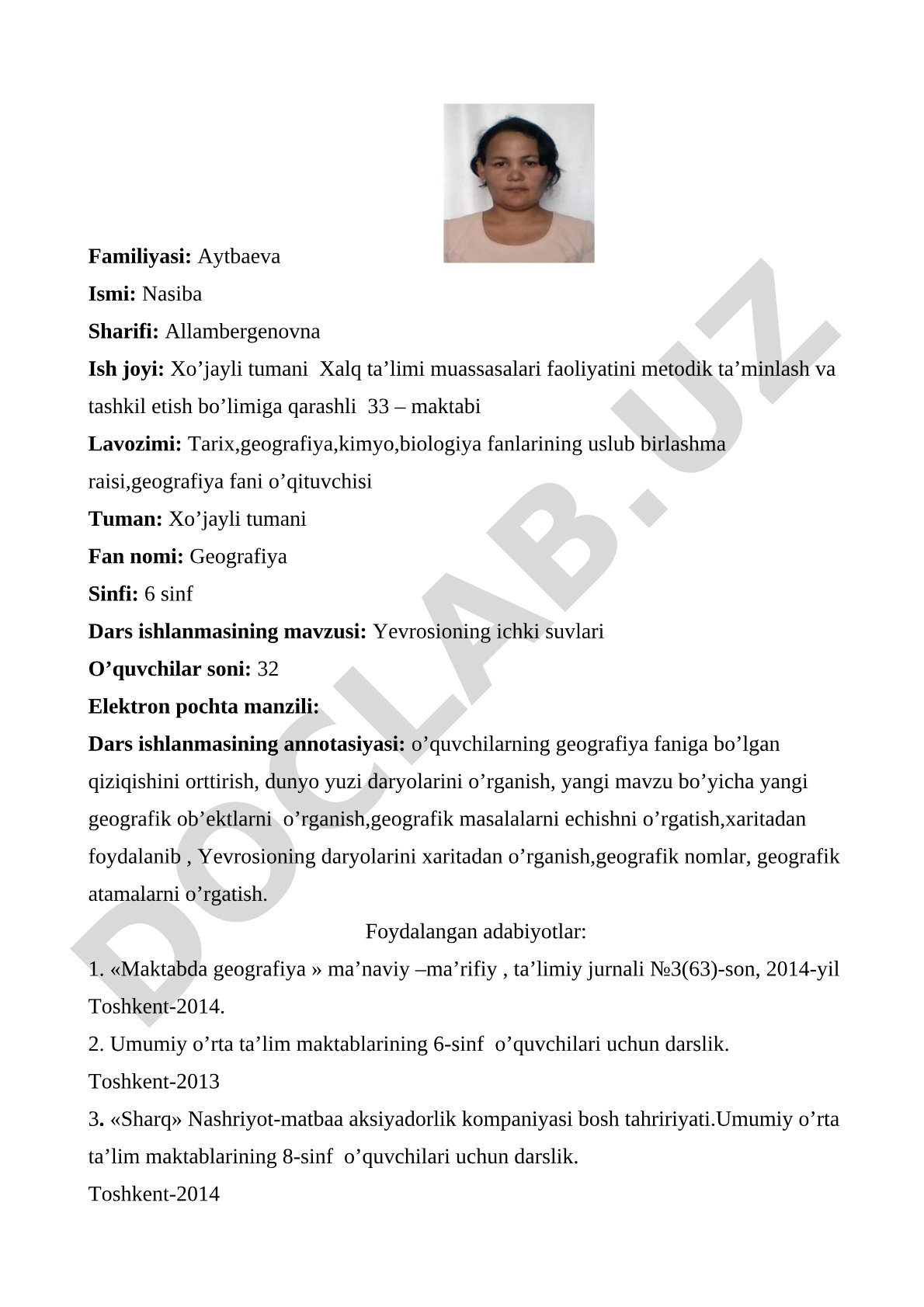 Yevrosioning ichki suvlari