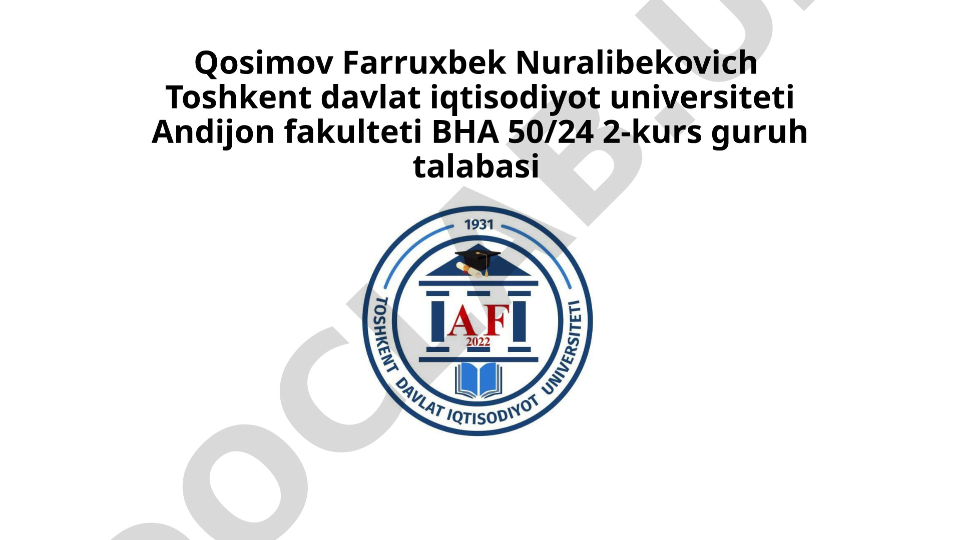 NOLL GIPOTEZASI VA MUQOBIL GIPOTEZA TUSHUNCHALARI