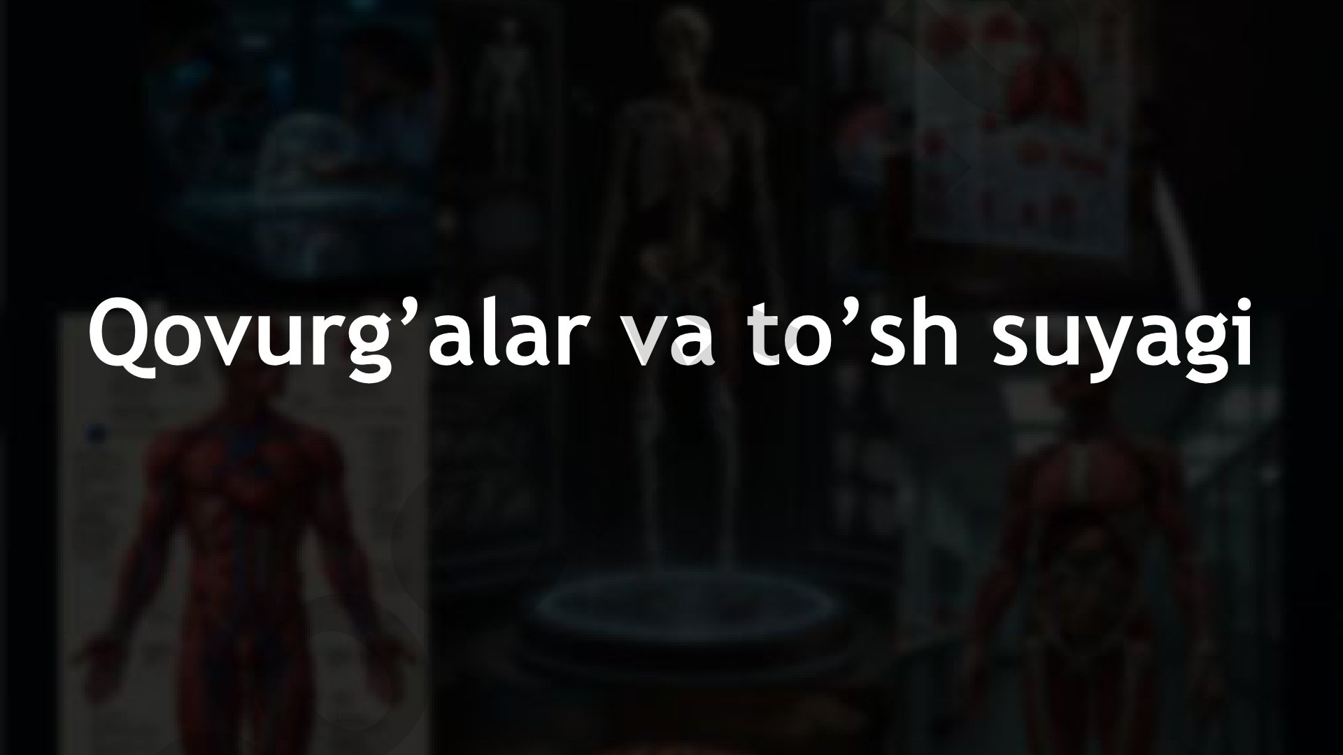 Qovurg’alar va to’sh suyagi