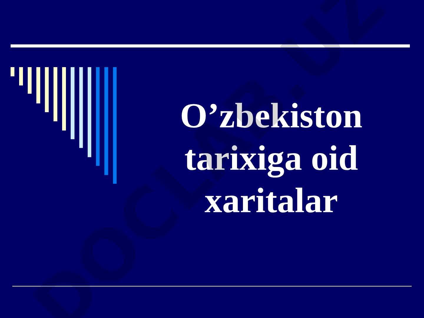 O'zbekiston tarixiga oid xaritalar