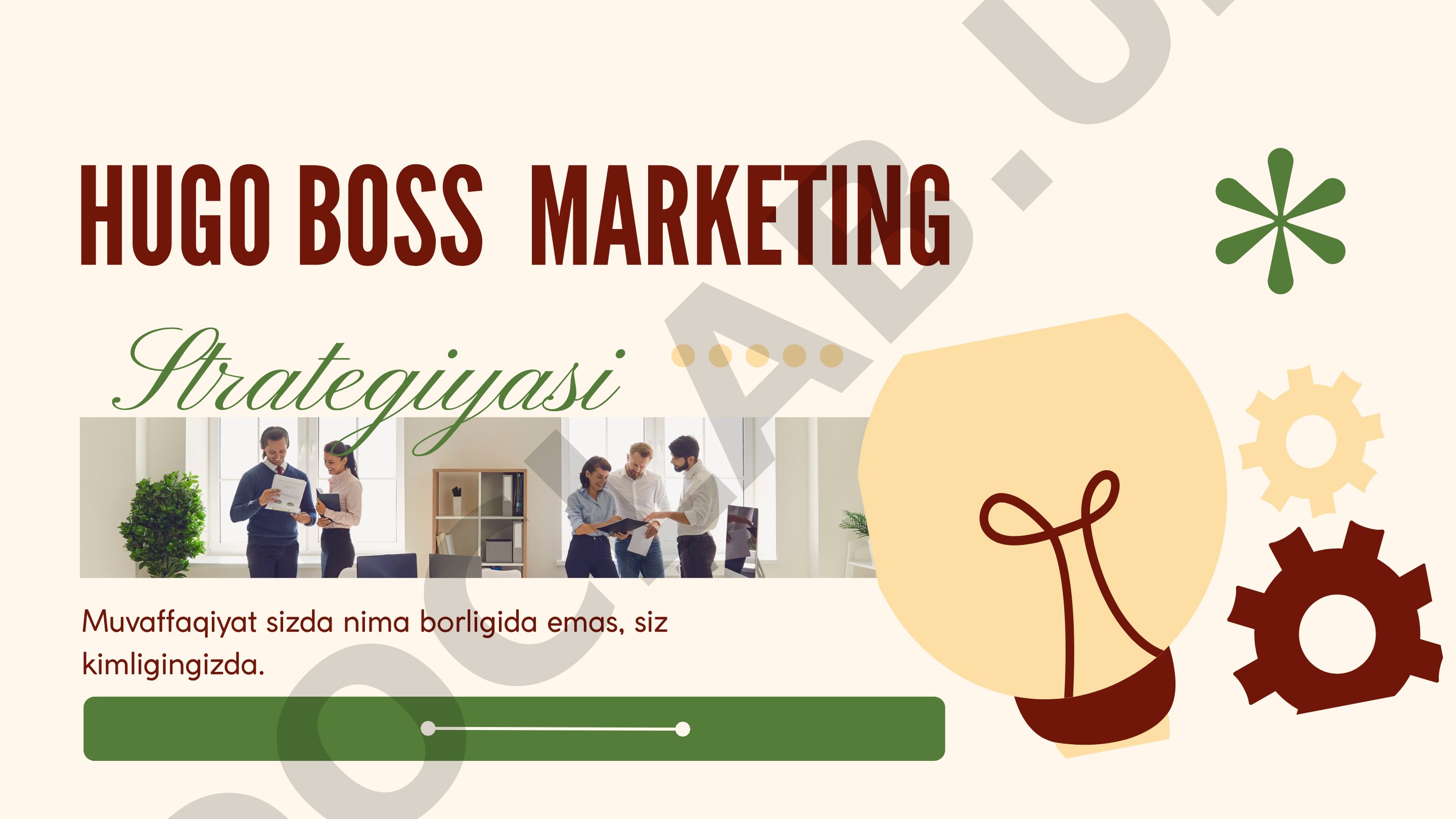Hugo Boss marketing strategiyasi