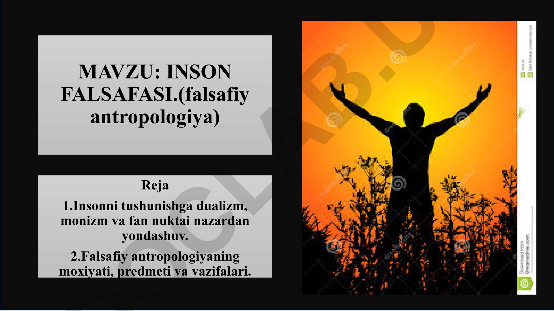 Inson falsafasi (falsafiy antropologiya)