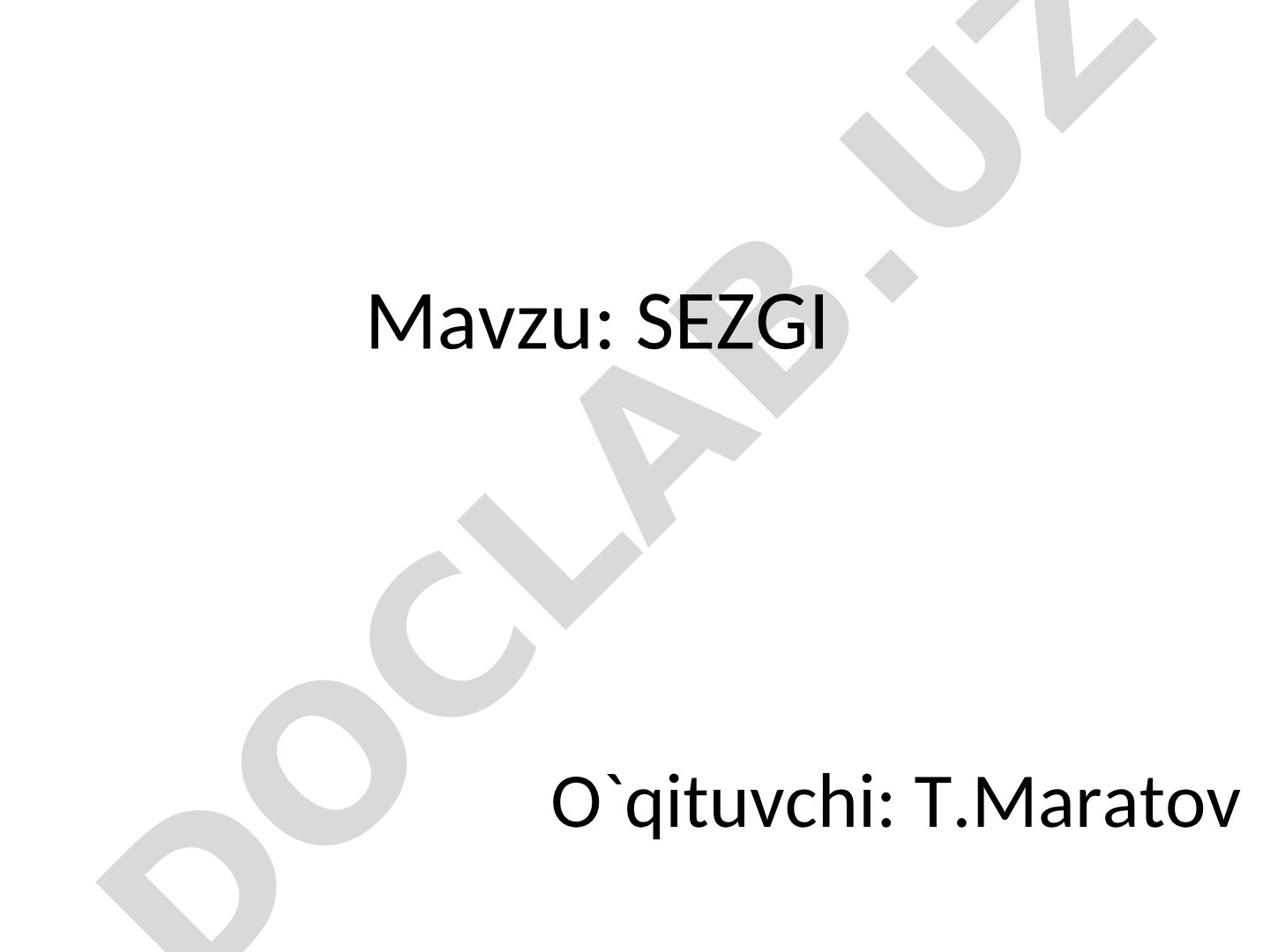 SEZGI Reja: 1