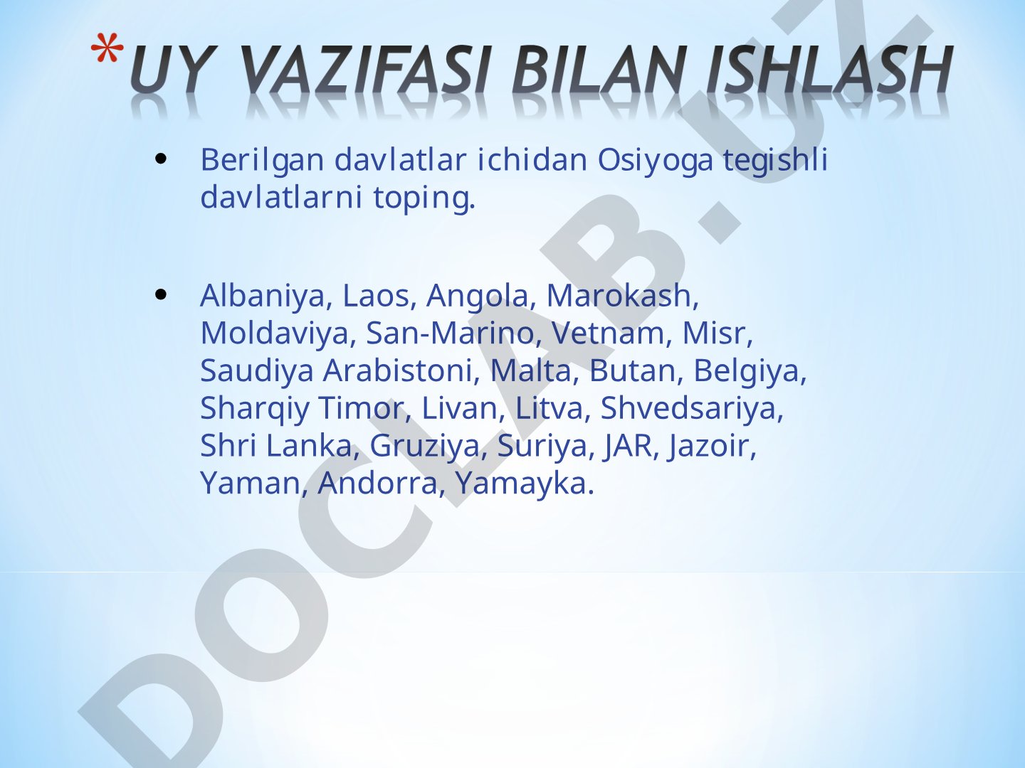 Osiyo davlatlari va Koreya geografiyasi