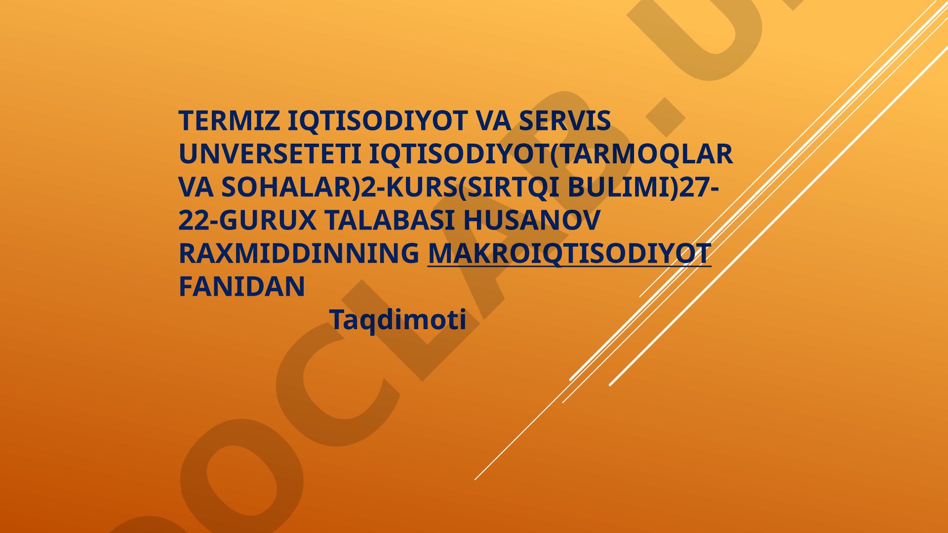 Pul tushunchasi va funksiytalari Fisher va Kembrij tenglamalari