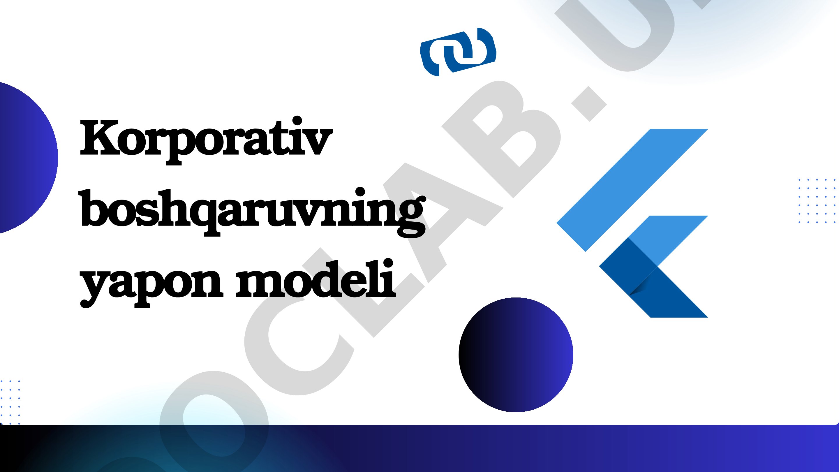 Korporativ boshqaruvning yapon modeli