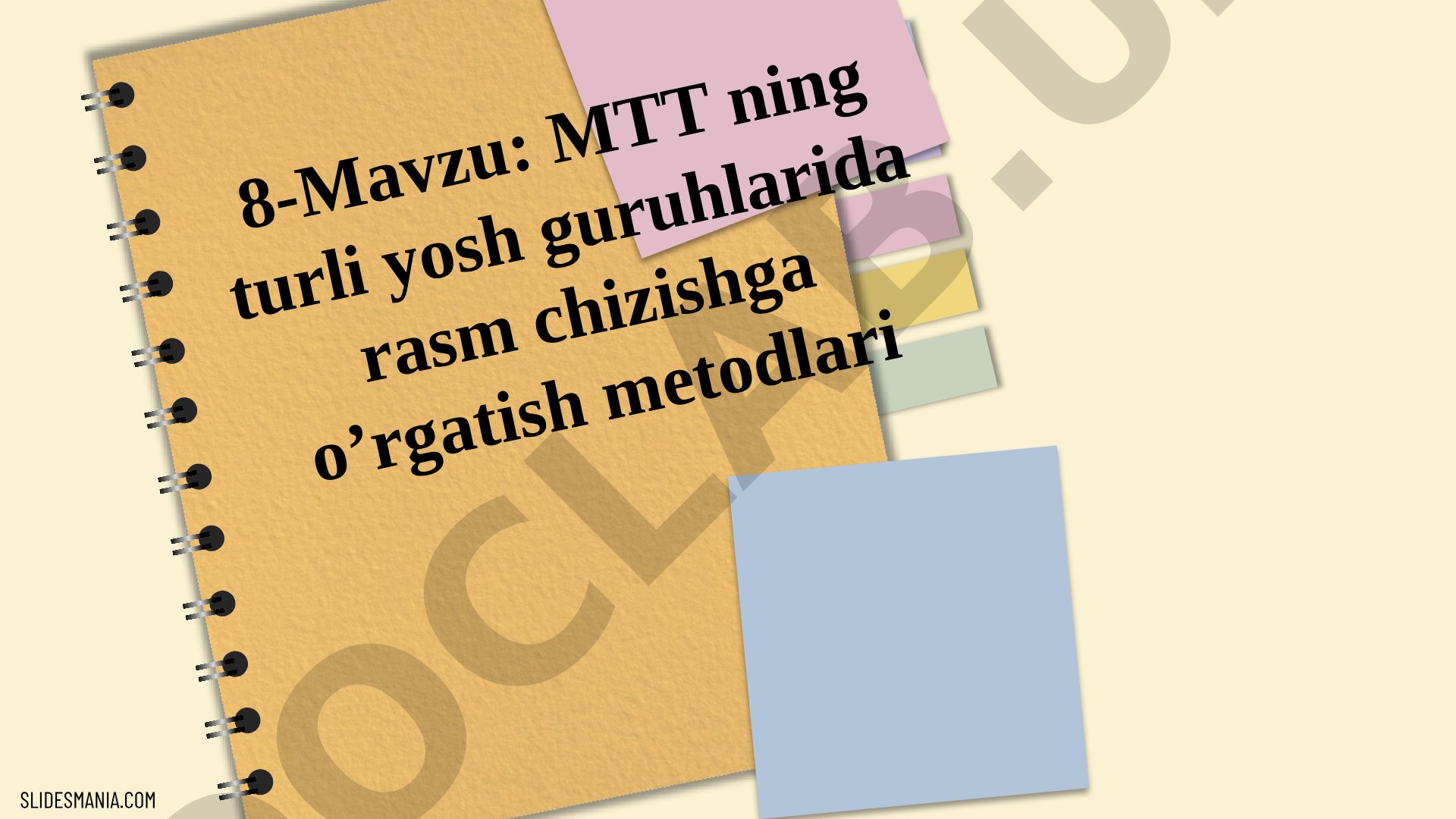 MTT ning turli yosh guruhlarida rasm chizishga o'rgatish metodlari