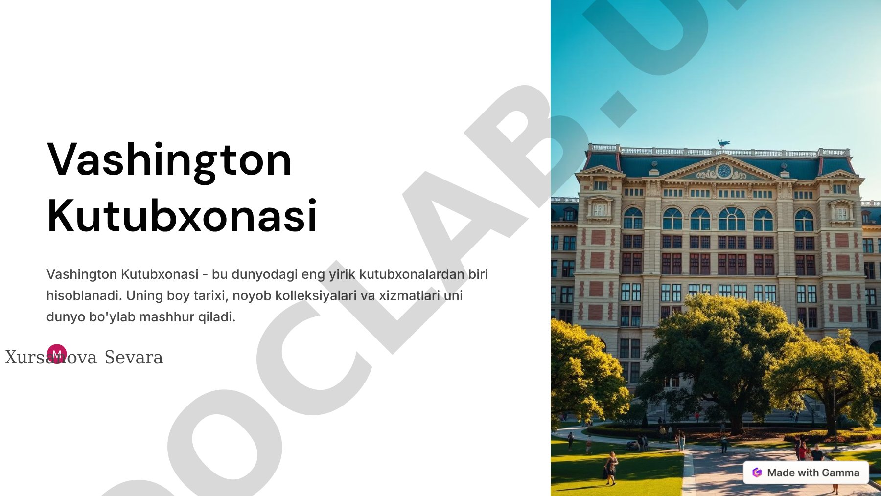 Vashington Kutubxonasi