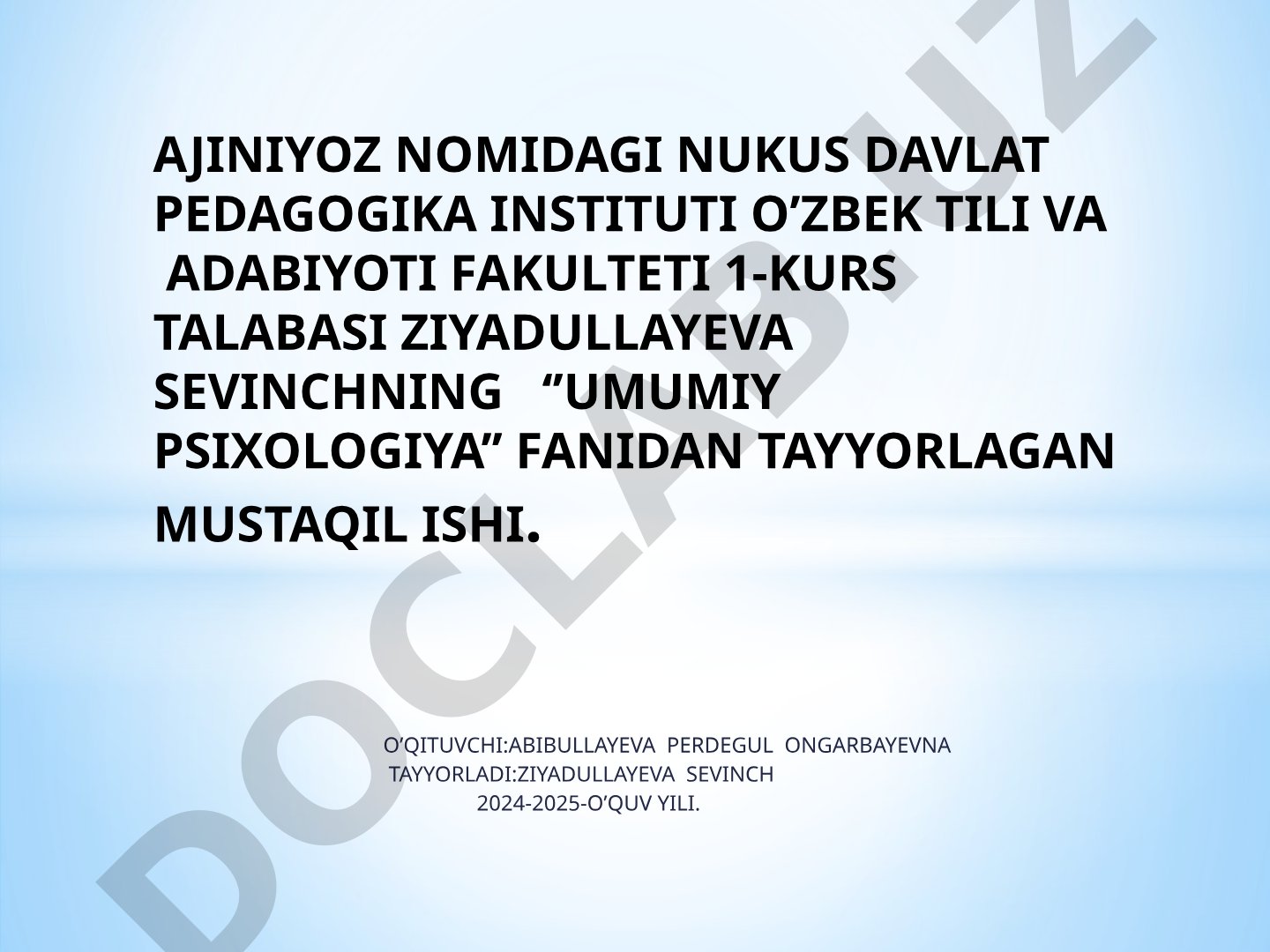 Psixologiyada faoliyat tushunchasi