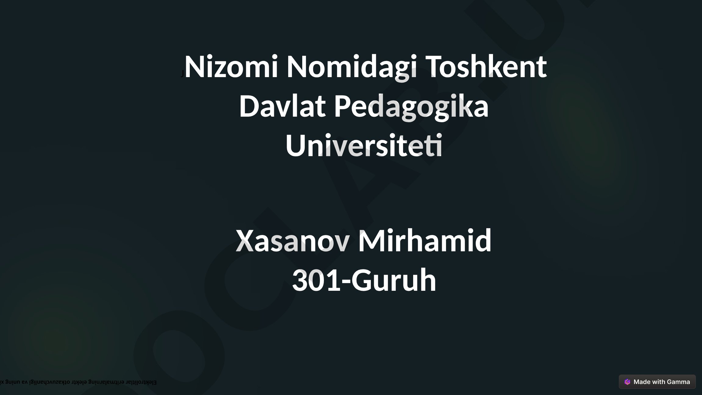 Elektrolitlar eritmalarning elektr otkazuvchanligi va uning xillari