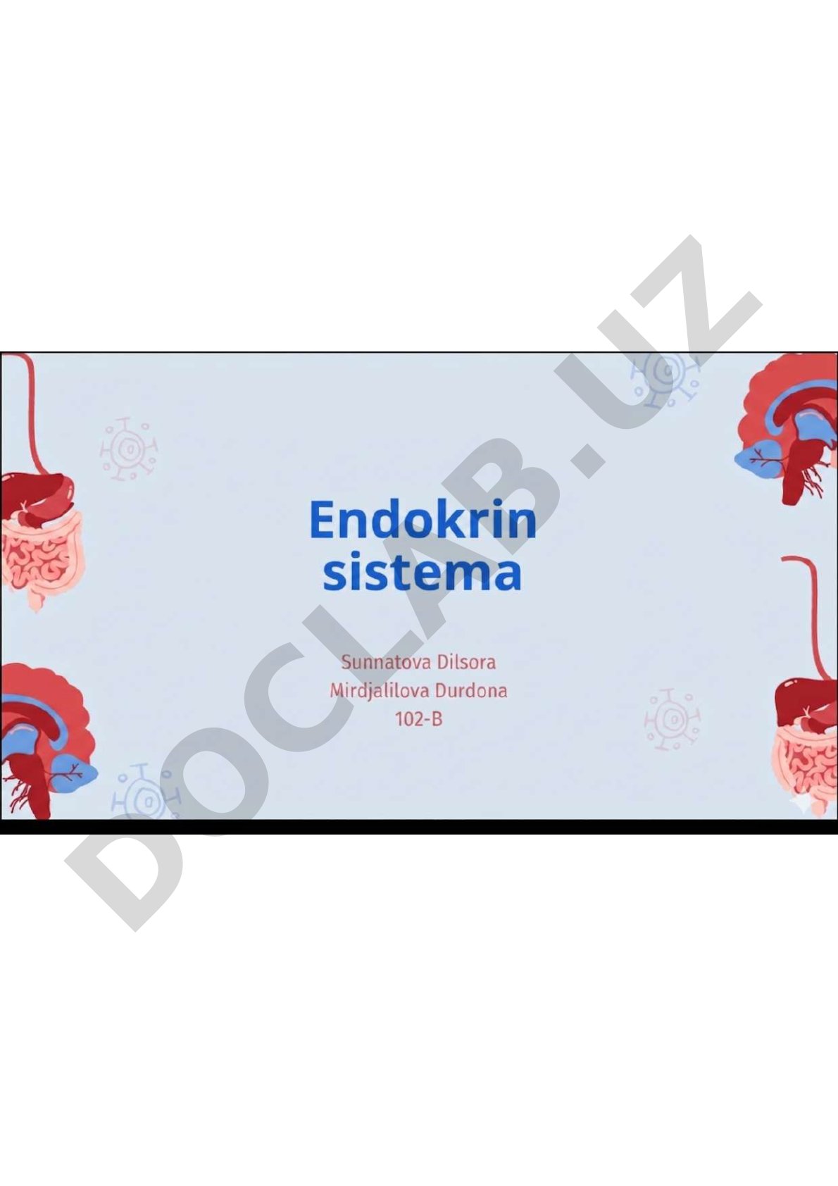 Endokrin sistema
