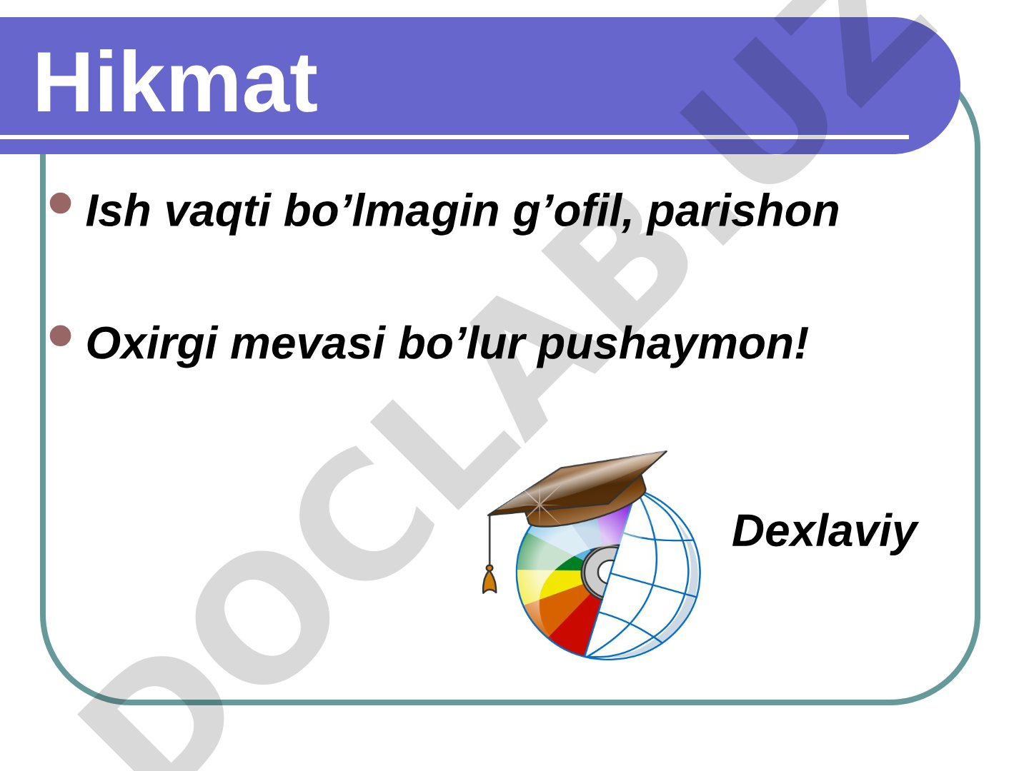 Iqtisodiy tizim va axborot tizimlari tasnifi