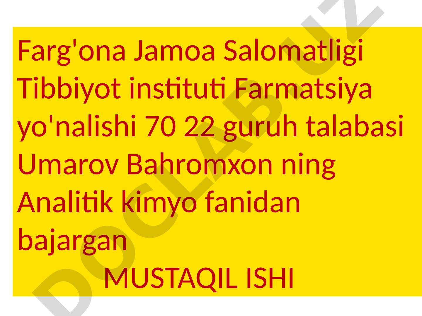 IV guruh kationlari Bi+3 kationi xossalari va ahamiyati
