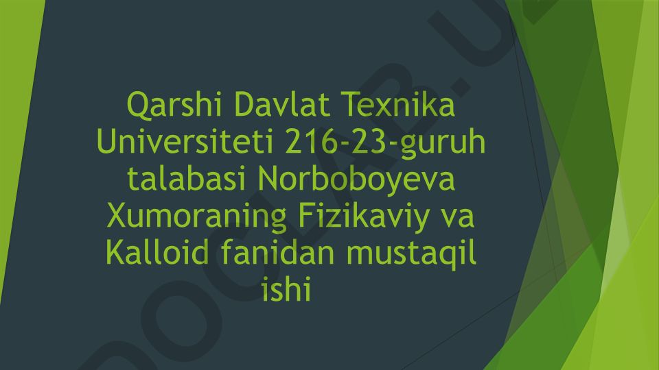 Yuqori molekulyar birikmalar