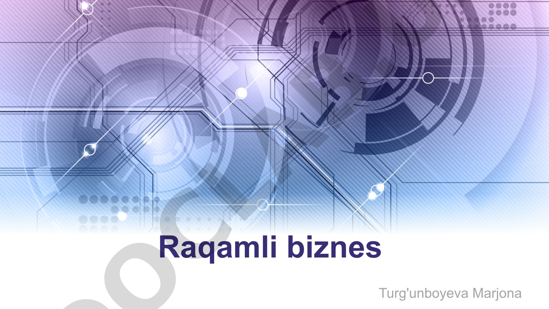 Raqamli biznes