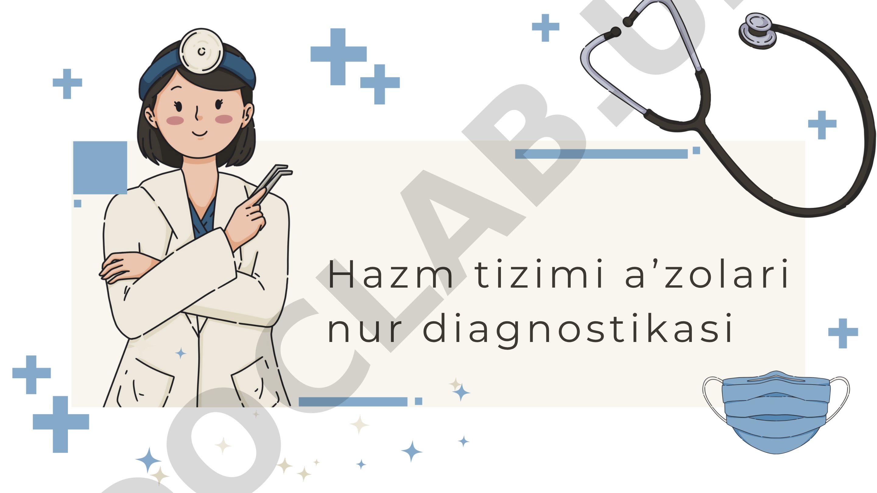 Hazm tizimi a'zolari nur diagnostikasi