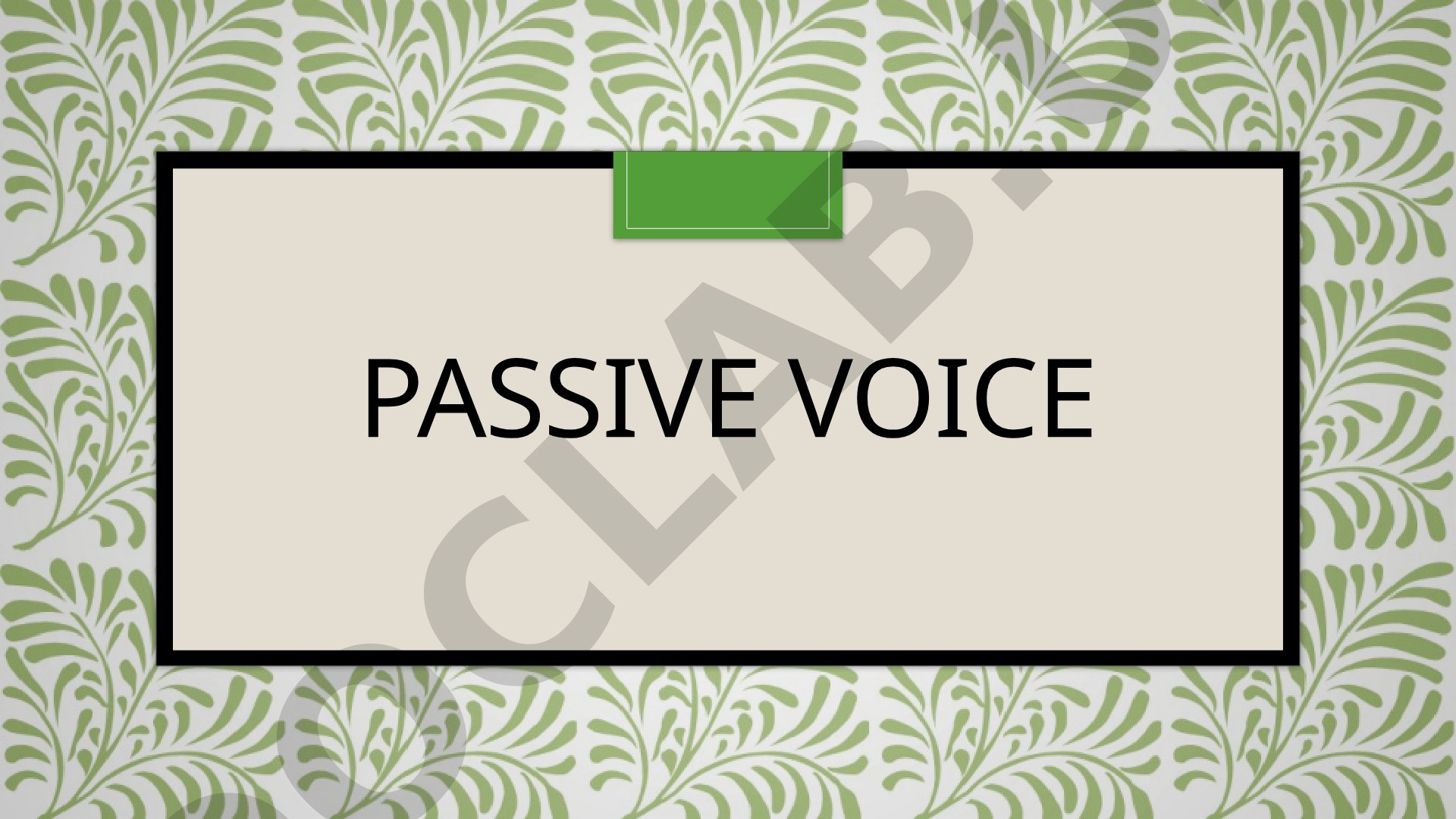 Passive Voice: A Comprehensive Guide