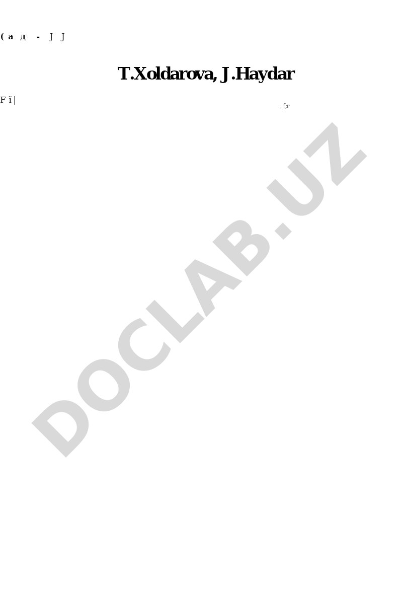 Fizikaviy va kolloid kimyodan masalalar