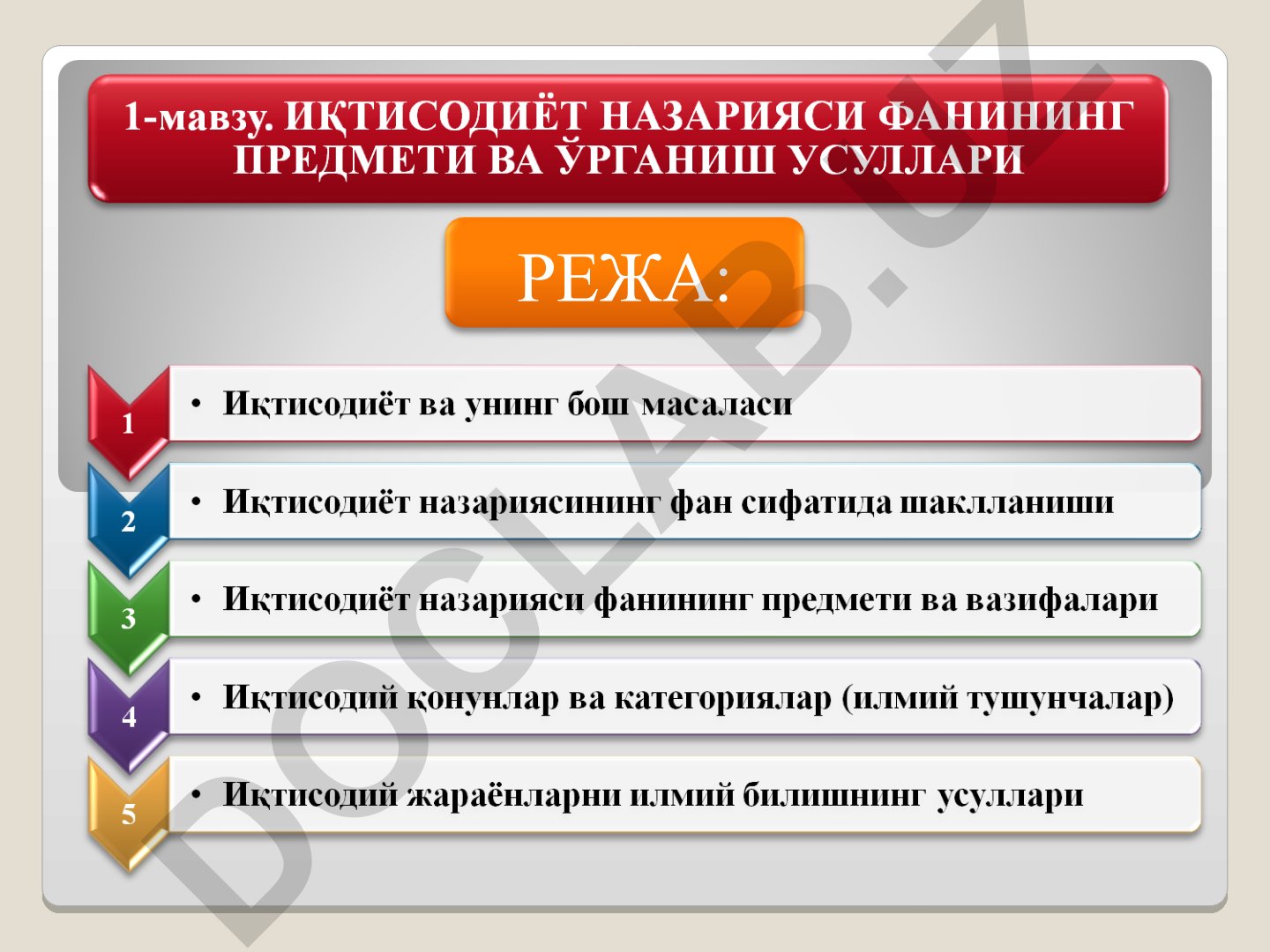 Иқтисодиёт назариясида янги оқимлар ва маржинализм