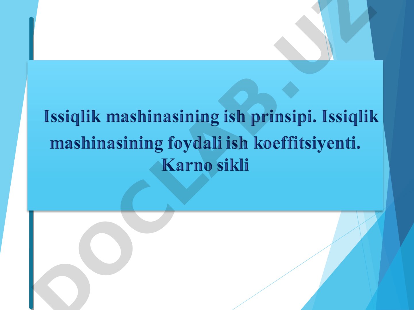 Issiqlik dvigatellari