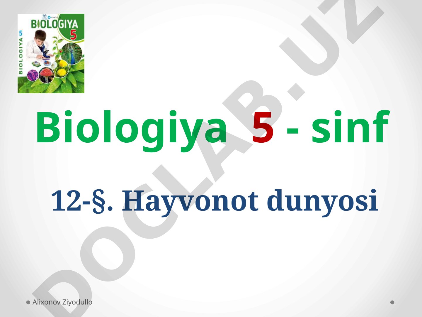 Hayvonot dunyosi