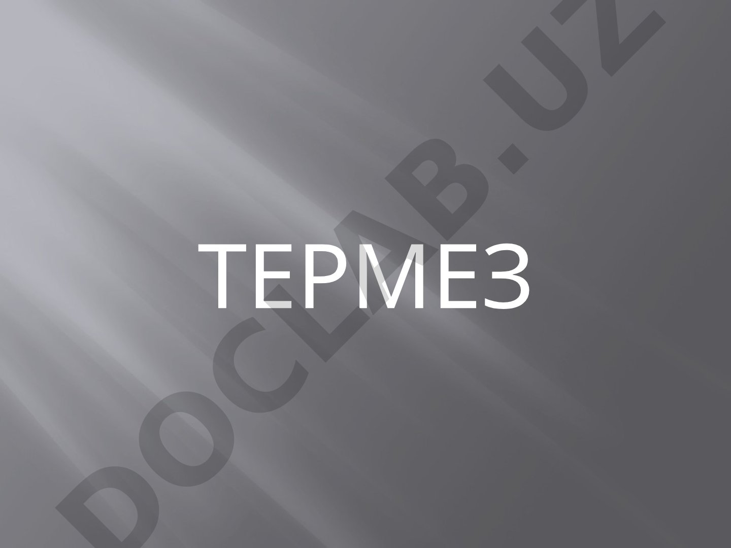 Термезский археологический музей