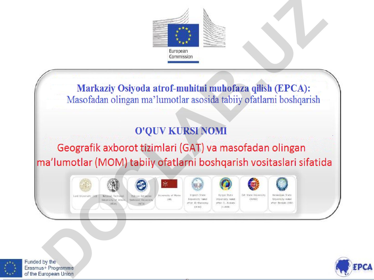Geografik ma'lumotlarning aniqligi va sifati