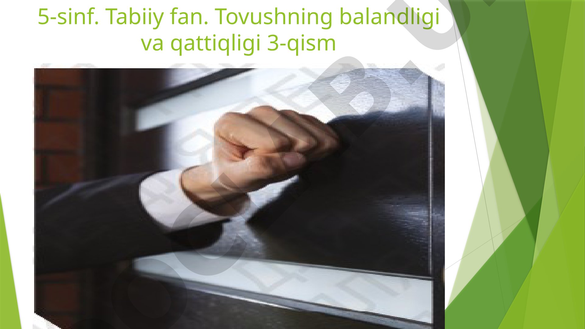 Rubob tovush qattiqligini kamaytirish usullari